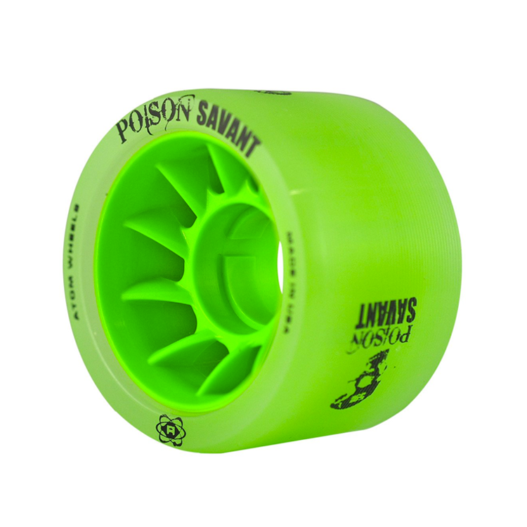 POISON SAVANT 59mm x 38mm - Premium Skateboard Wheels for Street & Park Riding - Perfect for Tricks, Grinds & Smooth Rides