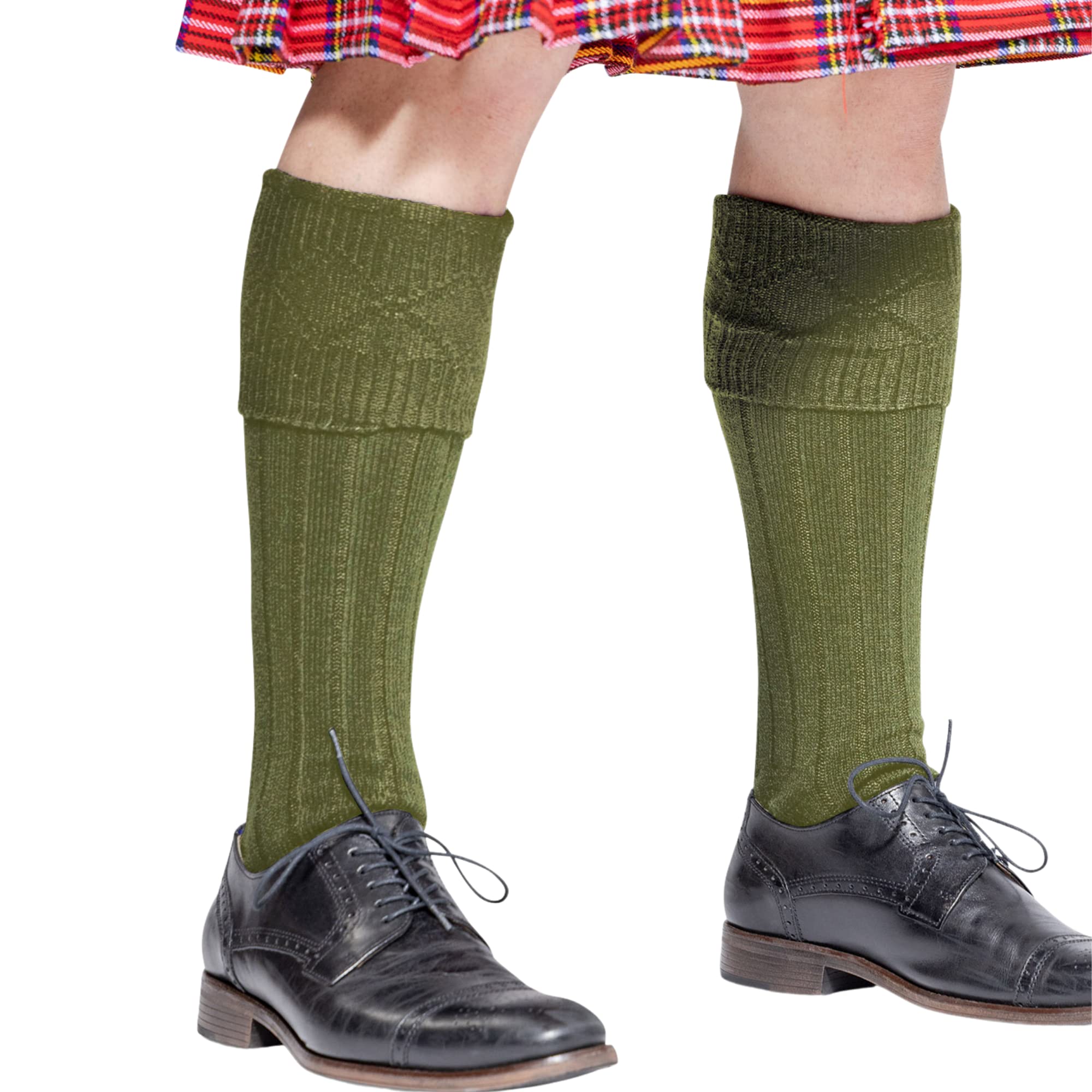 Premium Traditional Scottish Kilt Socks for Men - 5 Stylish Colors & 4 Perfect Sizes | Ideal for Highland Dress, Weddings & Celtic Events