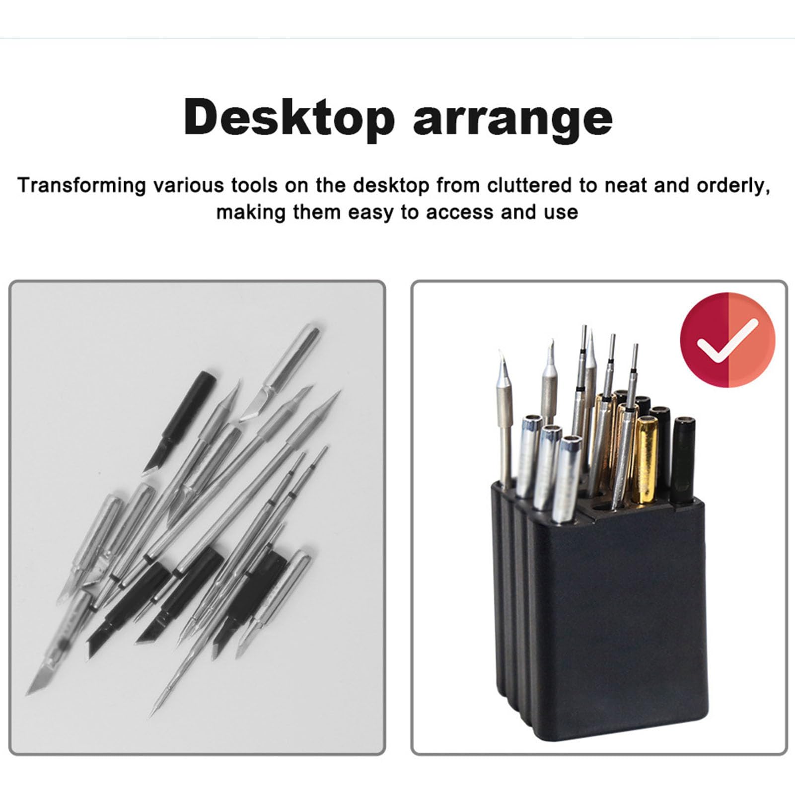 16 Holes Screwdriver Holder - Magnetic Tool Organizer Rack for Workshop & Garage, Durable Desktop Screwdriver Stand for Repairmen & DIY Enthusiasts - Perfect for Tool Storage & Workspace Organization