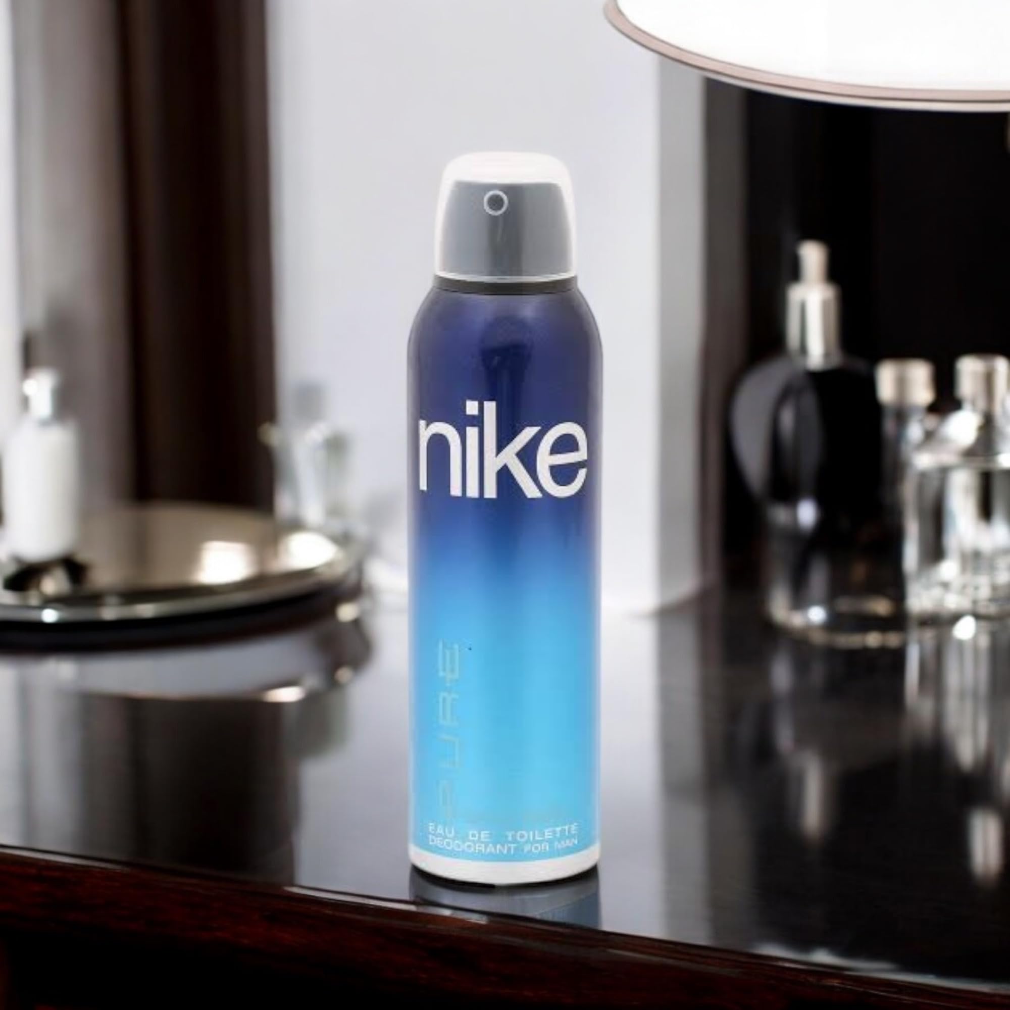 Nike Pure Men Deodorant for Men, Blue Scent, 200ml - Long-Lasting Freshness for Gym, Work & Daily Use