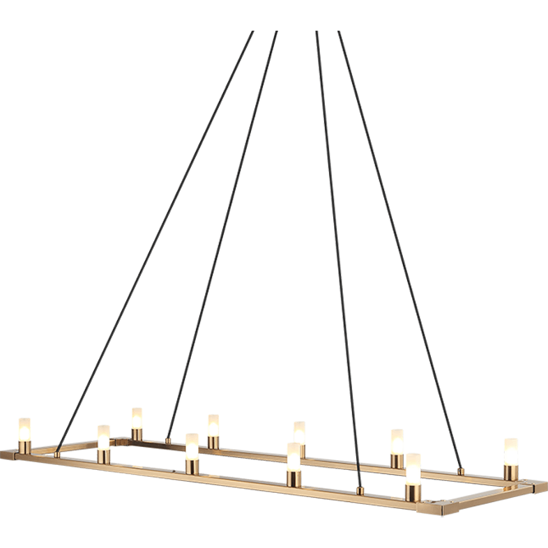 Cascadian 10-Light Chandelier - Elegant Crystal Ceiling Light Fixture for Dining Room, Living Room & Bedroom | Perfect for Home Decor & Modern Interior Design