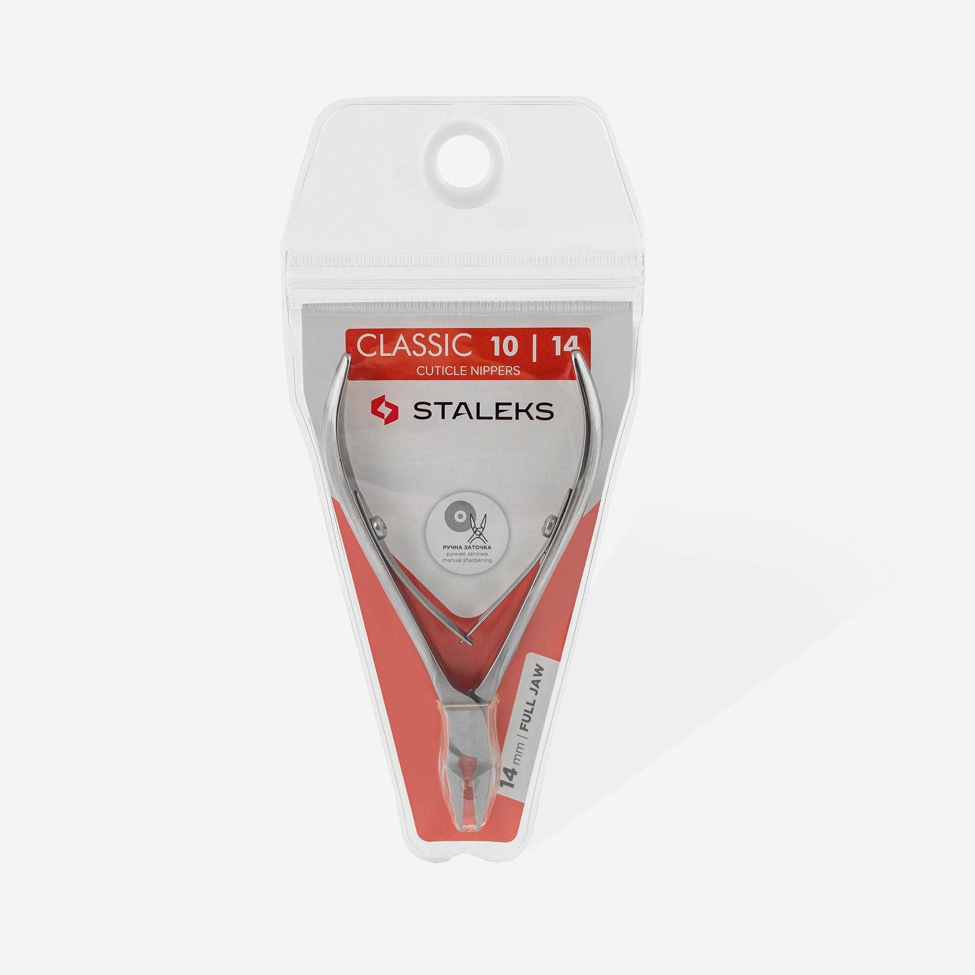 Staleks Classic 10 Cuticle Nippers - 6mm Professional Stainless Steel Nail Clippers for Manicure & Pedicure | Perfect for Salon, Home & Travel Grooming