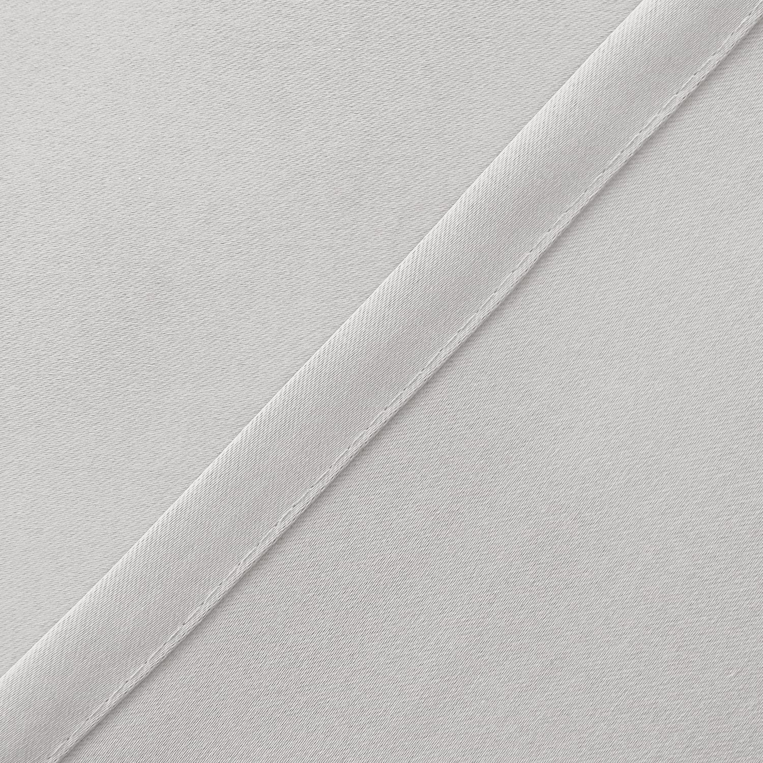 Thermal Insulated Blackout Valance Curtains for Kitchen - Solid Ivory Window Treatment, 42 x 18 Inches, 1 Panel - Perfect for Privacy, Light Control & Energy Efficiency in Home Decor
