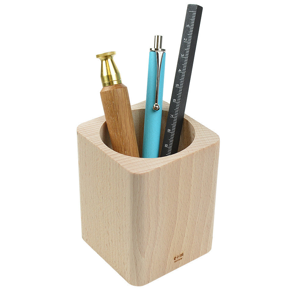 E+M Office Rock High Pen Holder - Stylish Desktop Organizer for Pens, Pencils & Stationery - Perfect for Home, Office & School Workspaces