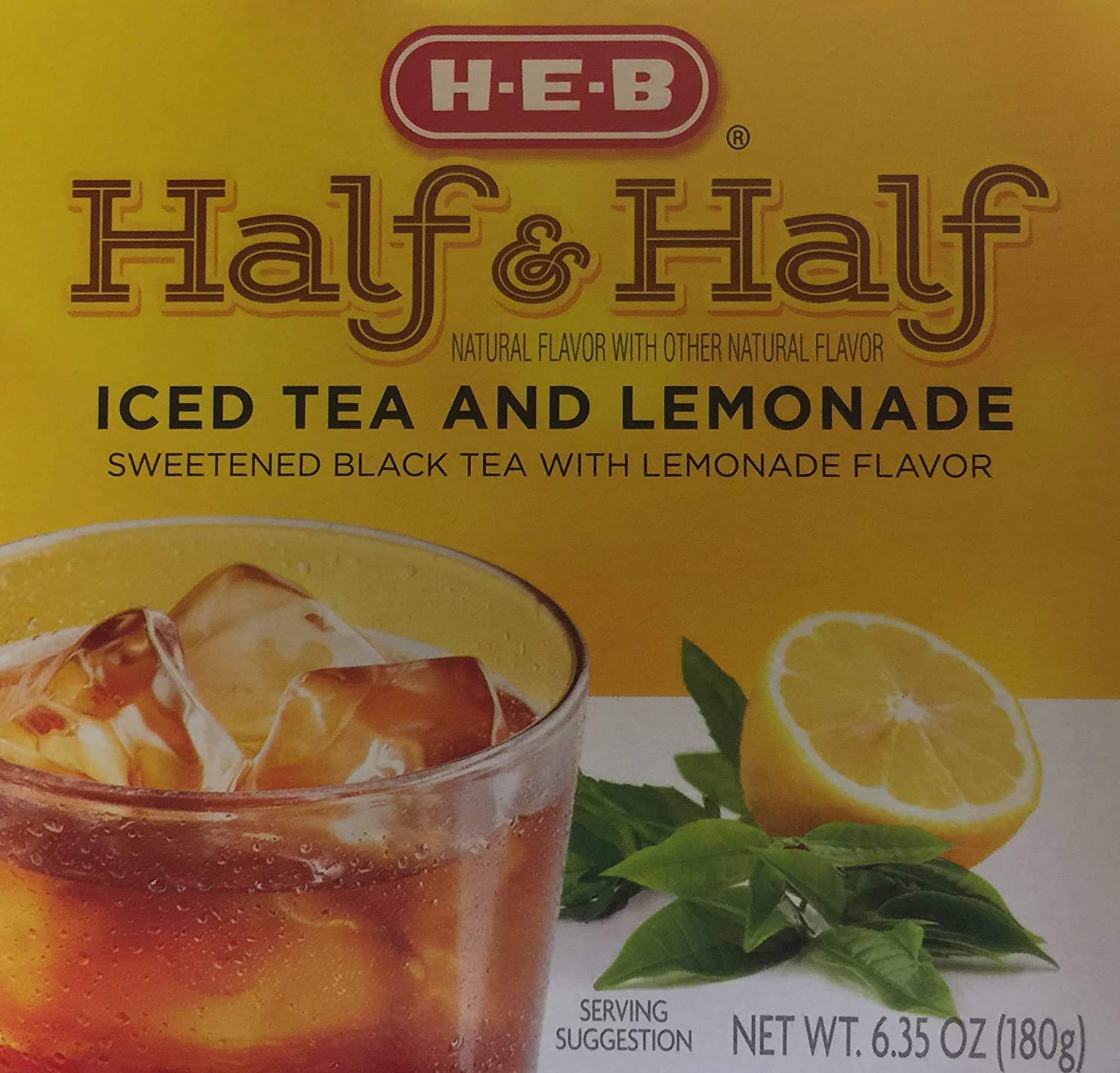 H.E.B. Half & Half Iced Tea and Lemonade Single-Serve Cups (4-Pack) - Refreshing Summer Drink for Picnics, BBQs & Parties