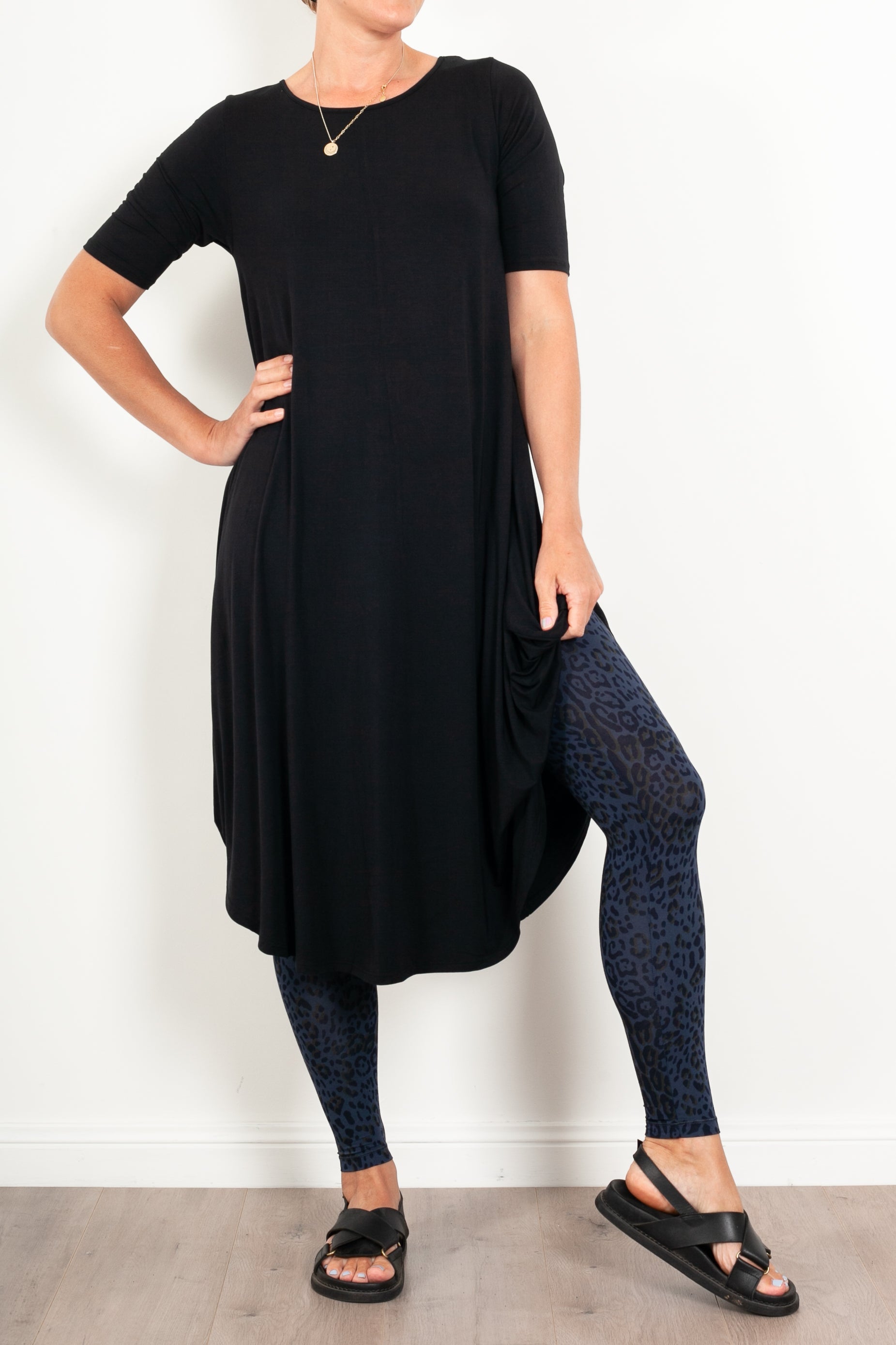 Tani Original Micromodal Tri Dress - Soft Stretchy Women's Casual Dress for Everyday Wear, Lounge & Travel