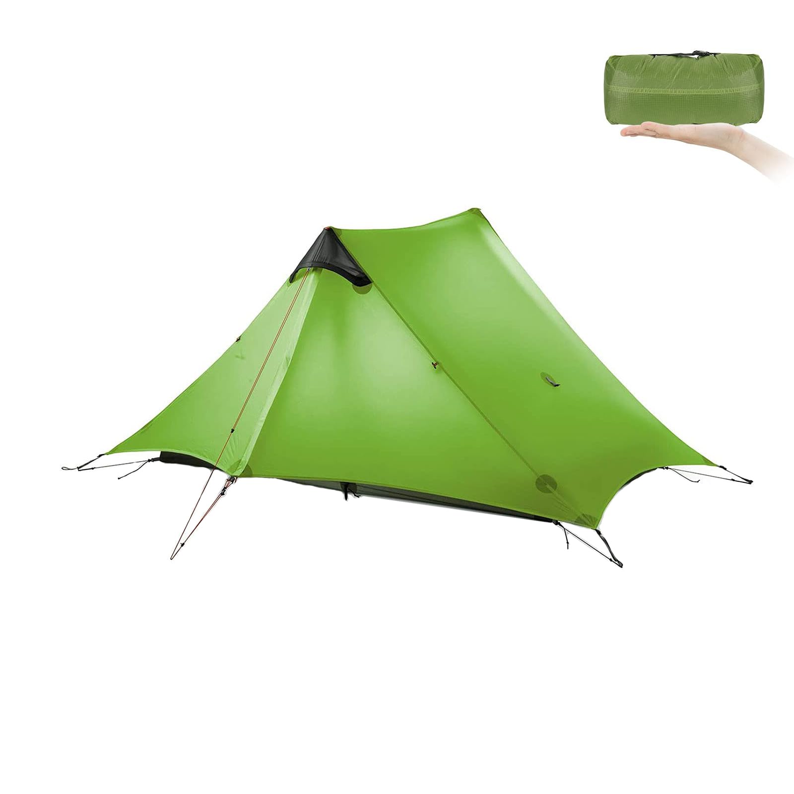 Ultralight 3-Season Backpacking Tent - 1 or 2 Person Lightweight Camping Tent for Outdoor Adventures | Perfect for Hiking, Trekking, Mountaineering & Backcountry Camping | Waterproof & Windproof Shelter for Solo or Couple Campers