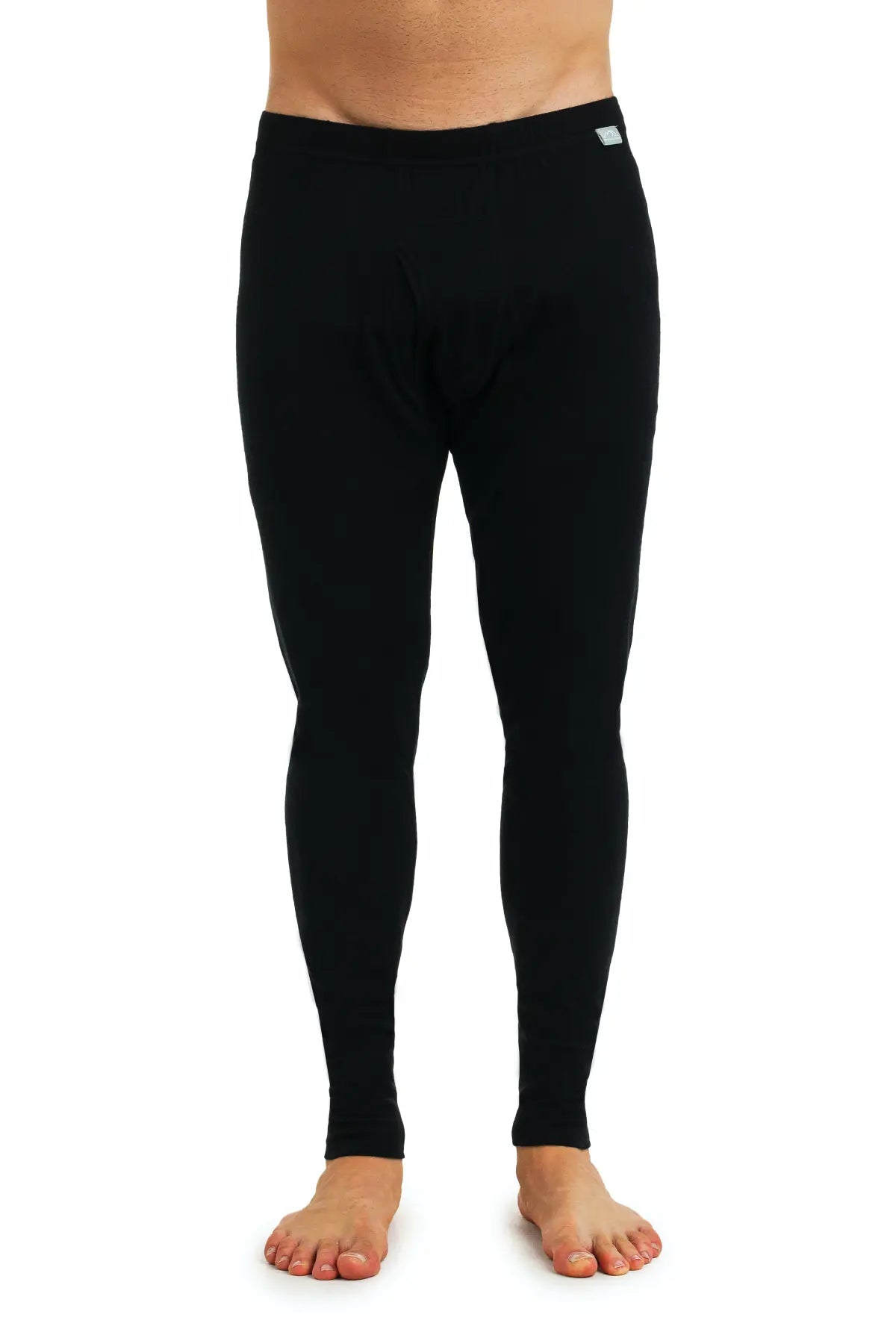 Premium Men's Merino Wool Pants - 165 GSM, Black | Soft & Breathable Base Layer for Hiking, Travel & Winter Comfort