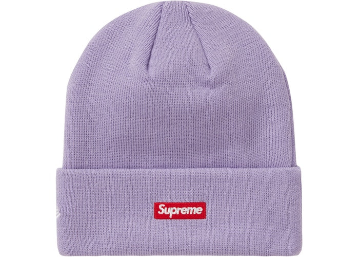 Supreme New Era S Logo Beanie - Winter Warm Knit Hat for Men & Women - Purple Beanie for Cold Weather & Outdoor Activities (FW19 Collection)