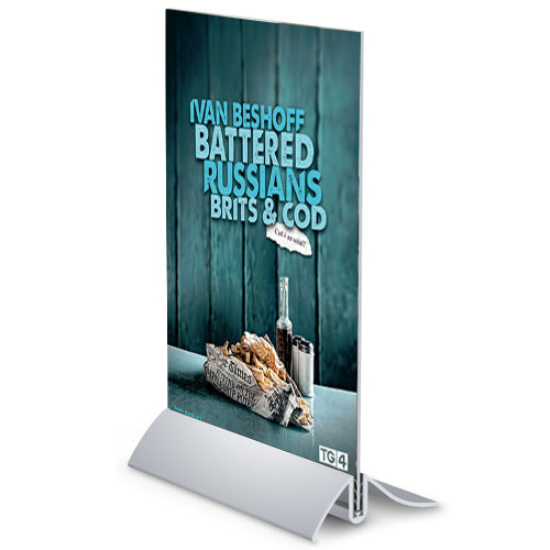 Crescent Base Counter Top Displays 7