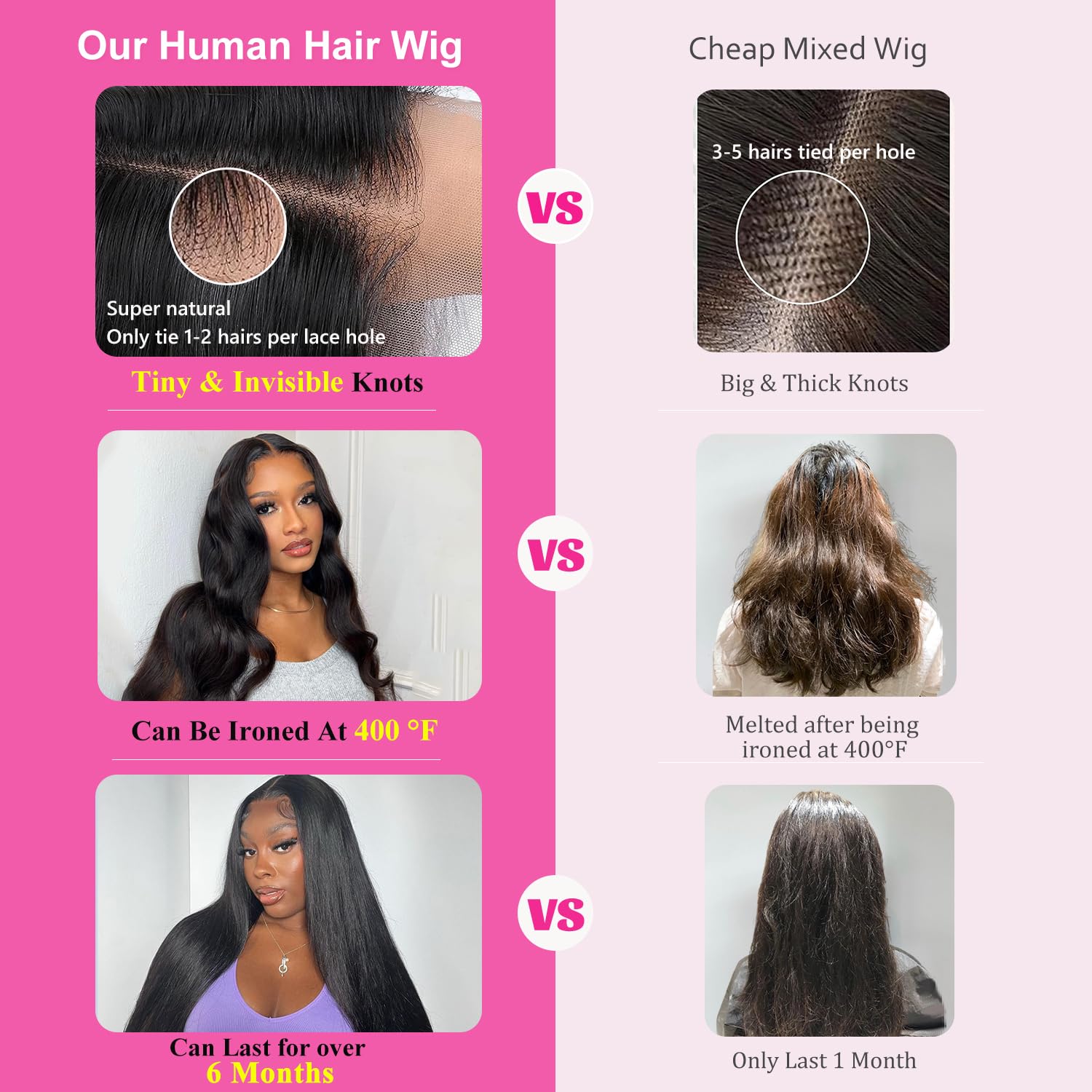 30 Inch 13x6 HD Transparent Lace Front Human Hair Wig - 250% Density CUTE BEIN Glueless Pre-Plucked with Baby Hair - 100% Virgin Human Hair Straight Wig for Black Women | Perfect for Daily Wear, Special Occasions & Protective Styling