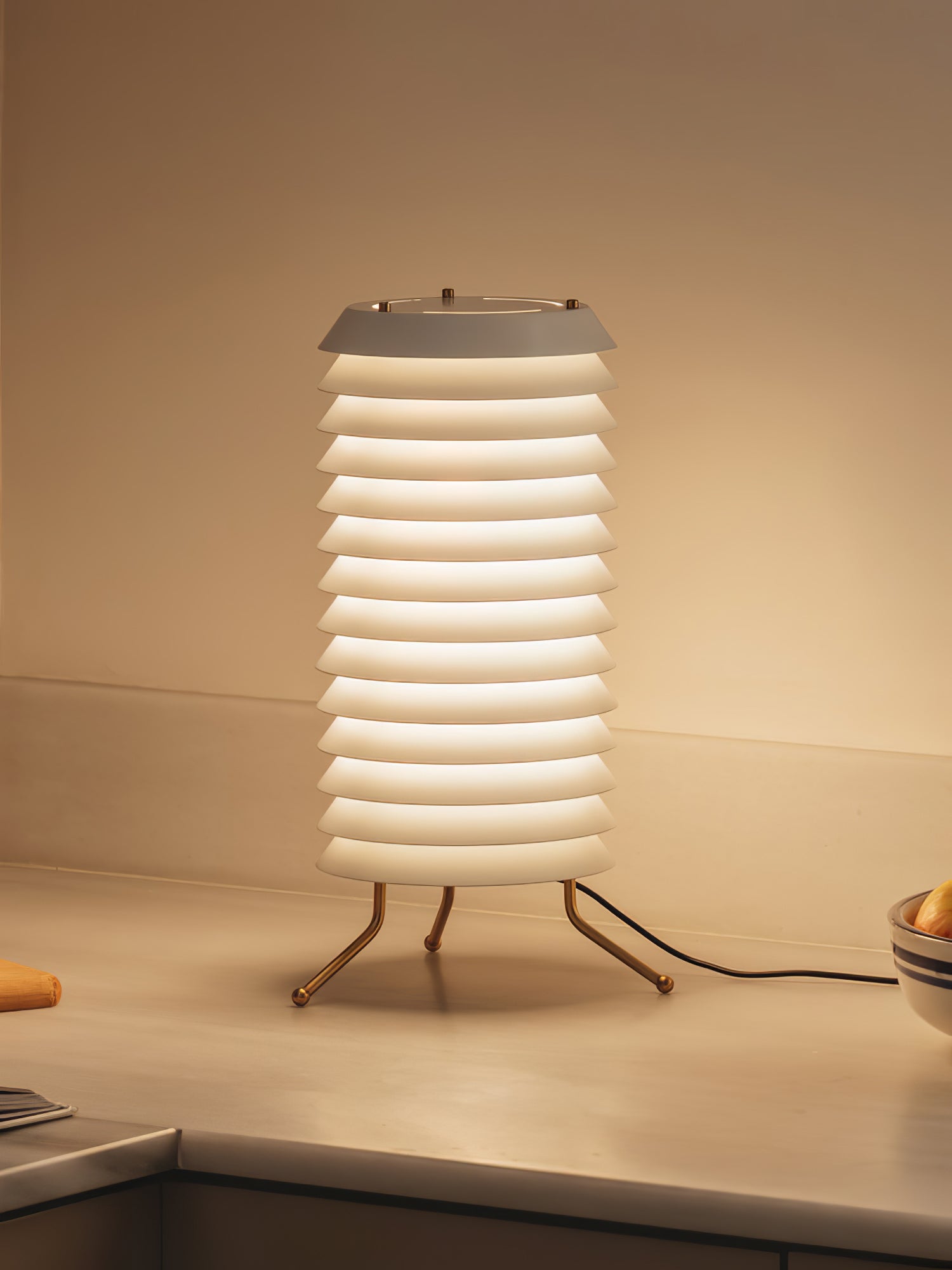 Modern Baltic Tower Table Lamp - Adjustable LED Desk Light for Home Office, Bedroom & Study - Perfect for Reading, Working & Decor