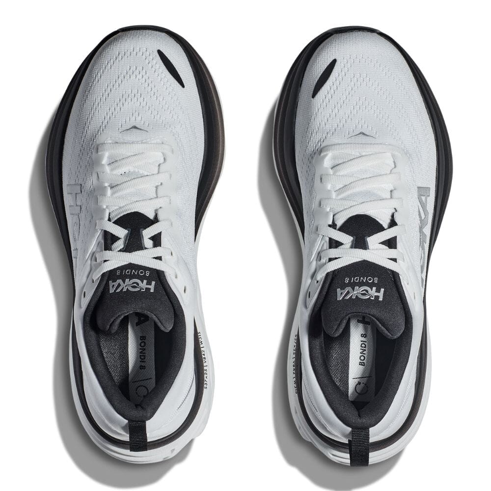 Hoka Men's Bondi 8 Running Shoes - Lightweight Cushioned Sneakers for Marathon, Jogging & Walking - Breathable Mesh Upper with Maximum Support & Comfort