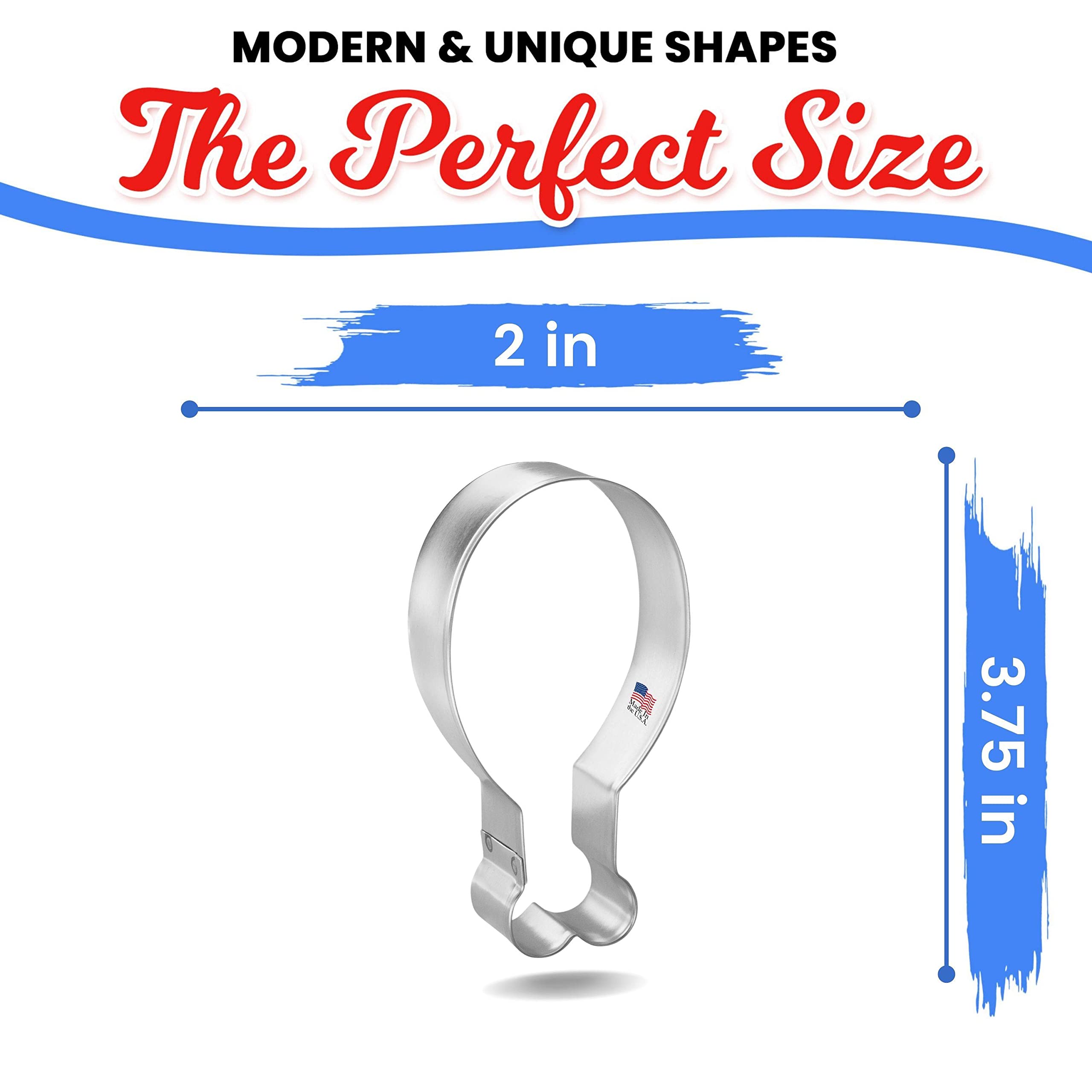 Foose Cookie Cutters - 3.75 Inch Turkey Leg Cookie Cutter | Made in USA | Perfect for Thanksgiving Baking, Holiday Cookies & DIY Dessert Decorations