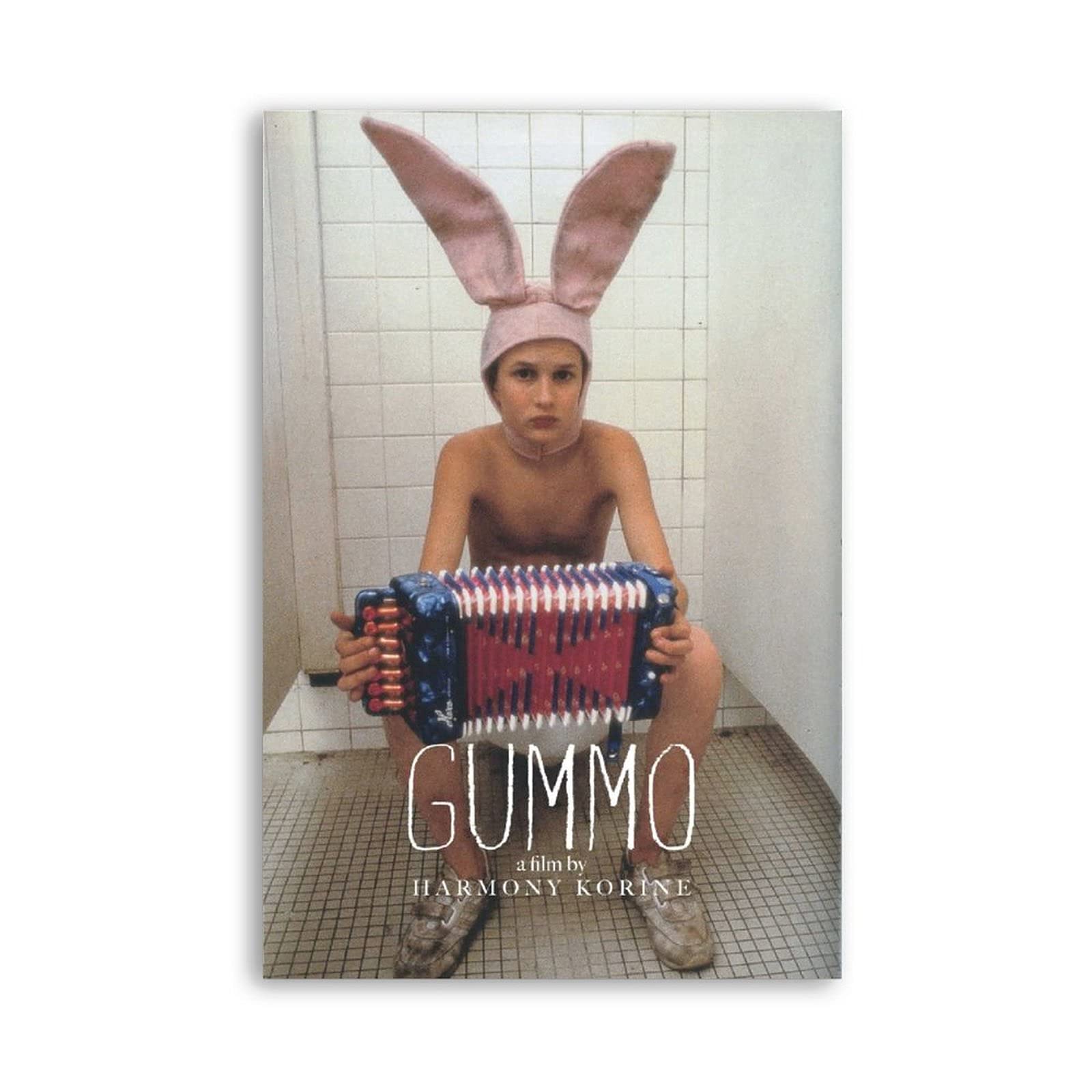 Gummo Movie Poster - Vintage Wall Art Canvas Print for Room Aesthetic, Living Room Decor (20x30 inch/50x75cm) Unframed - Perfect for Film Lovers' Home Theater & Man Cave Decor
