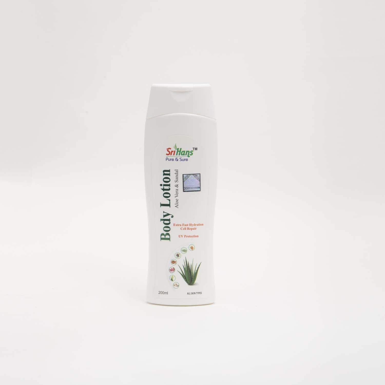 Sri Hans Body Lotion - Hydrating & Nourishing Moisturizer for Dry Skin | Perfect for Daily Use, After Shower & Nighttime Skincare Routine