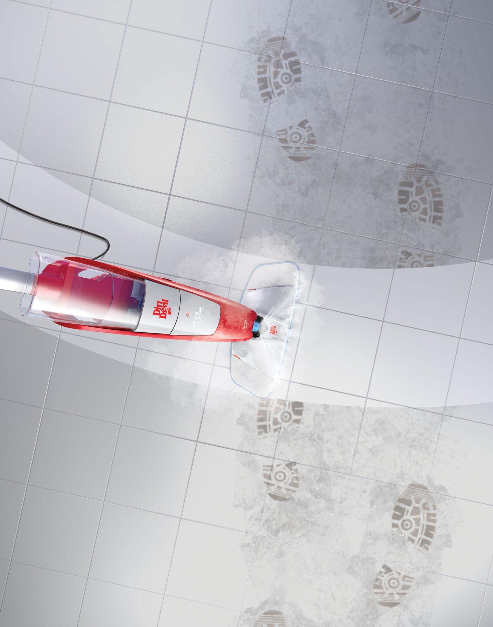 2 in 1 Steam Mop and Cleaner with SWIPES - Powerful Floor Steamer for Hardwood & Tile - Includes User Manual - Perfect for Kitchen, Bathroom & Pet Areas