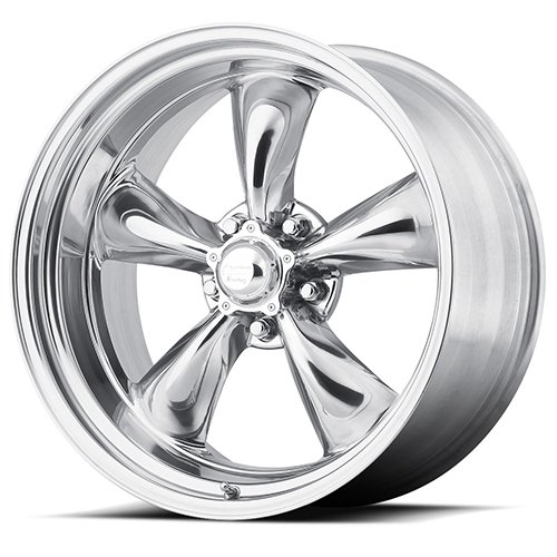 American Racing TORQ THRUST II 15x6 Inch Polished Aluminum Wheels - 1 PC Rims for Classic Cars & Hot Rods | Perfect for Street Performance & Show Vehicles