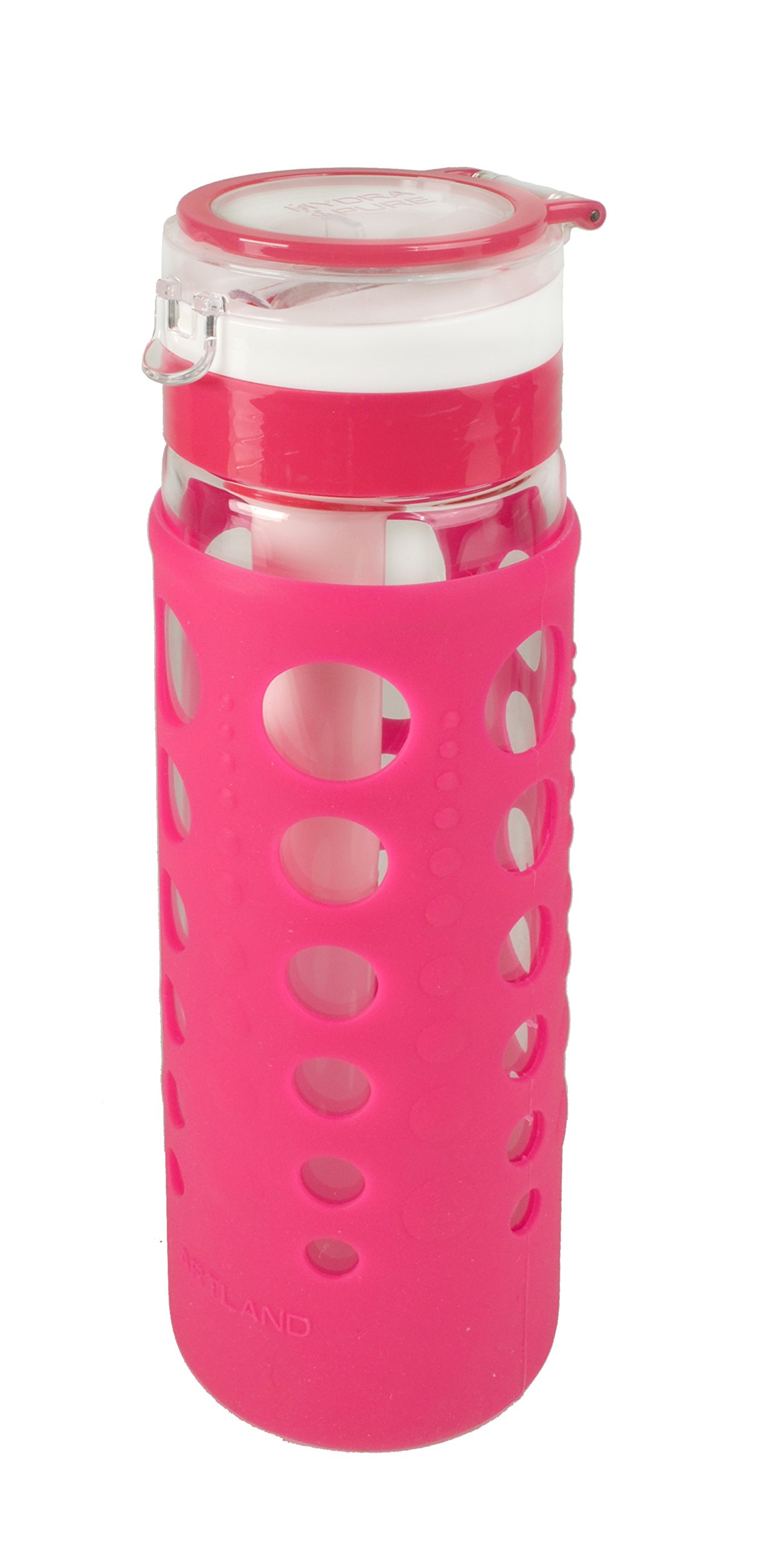 ARTLAND Hydra Pure 22oz Insulated Water Bottle with Straw - Leakproof, BPA Free, Keeps Drinks Cold 24 Hours - Perfect for Gym, Hiking, Travel & Outdoor Activities (Berry)