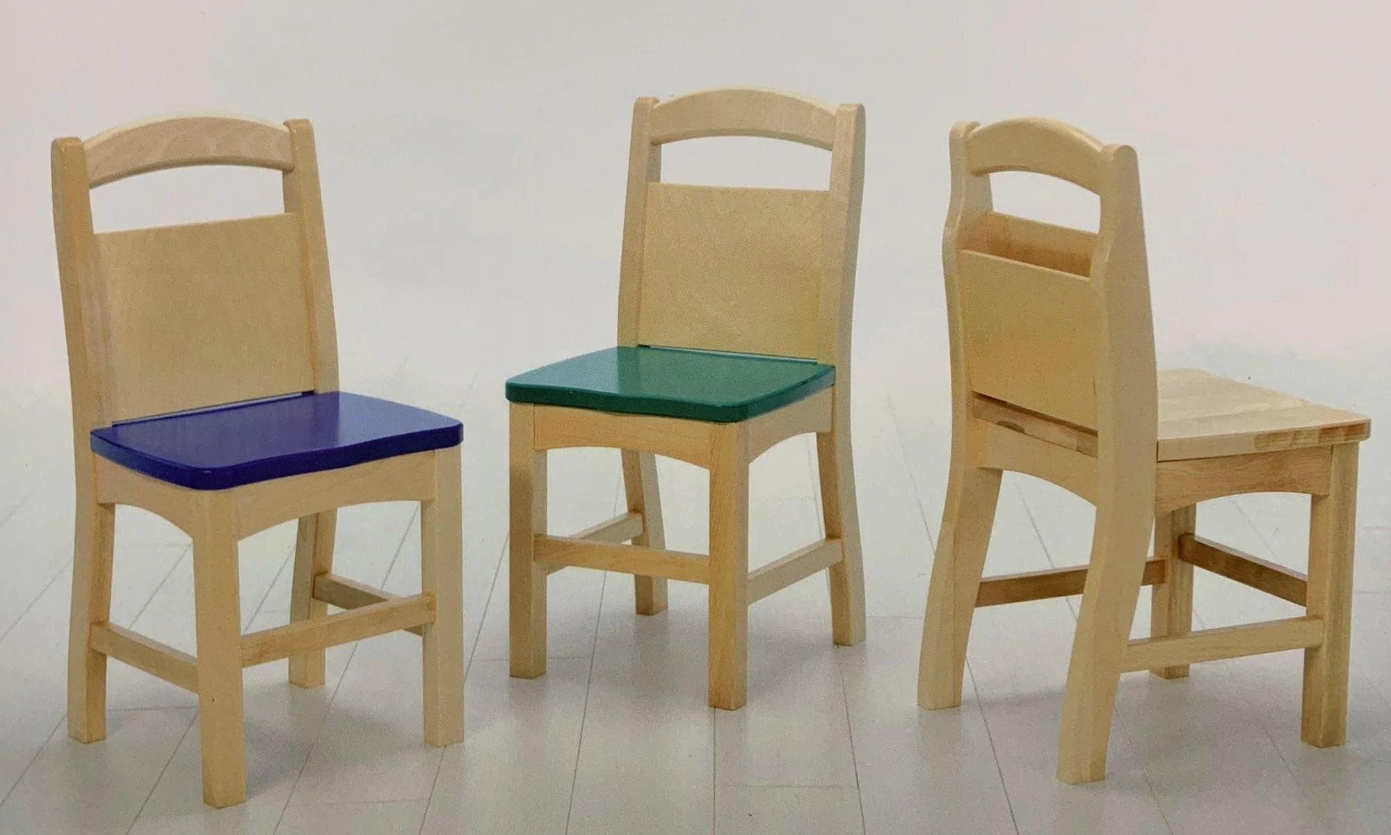 Premium J.B. Poitras Solid Maple Wood Kangaroo Classroom Chairs - Durable School Furniture for Kindergarten, Daycare & Learning Spaces