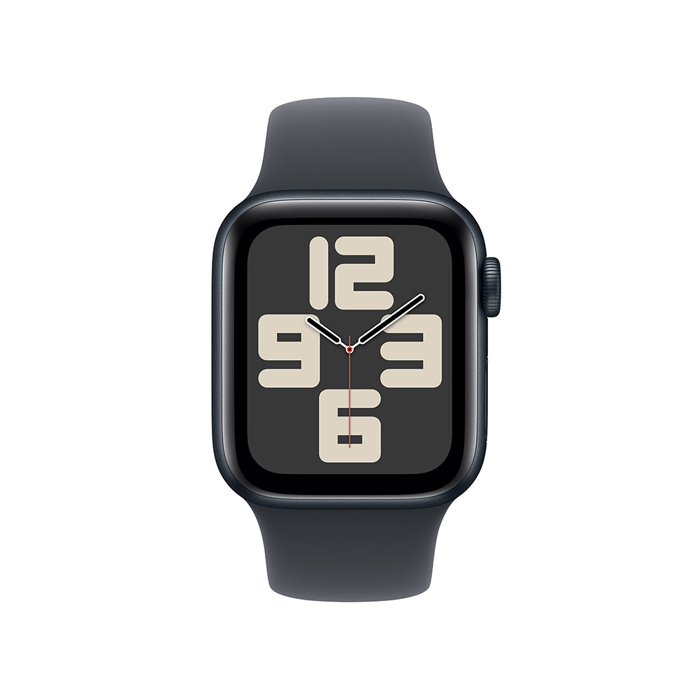 Apple Watch SE GPS 40mm Midnight Aluminum Case with Midnight Sport Band S/M - Perfect for Fitness Tracking & Everyday Wear