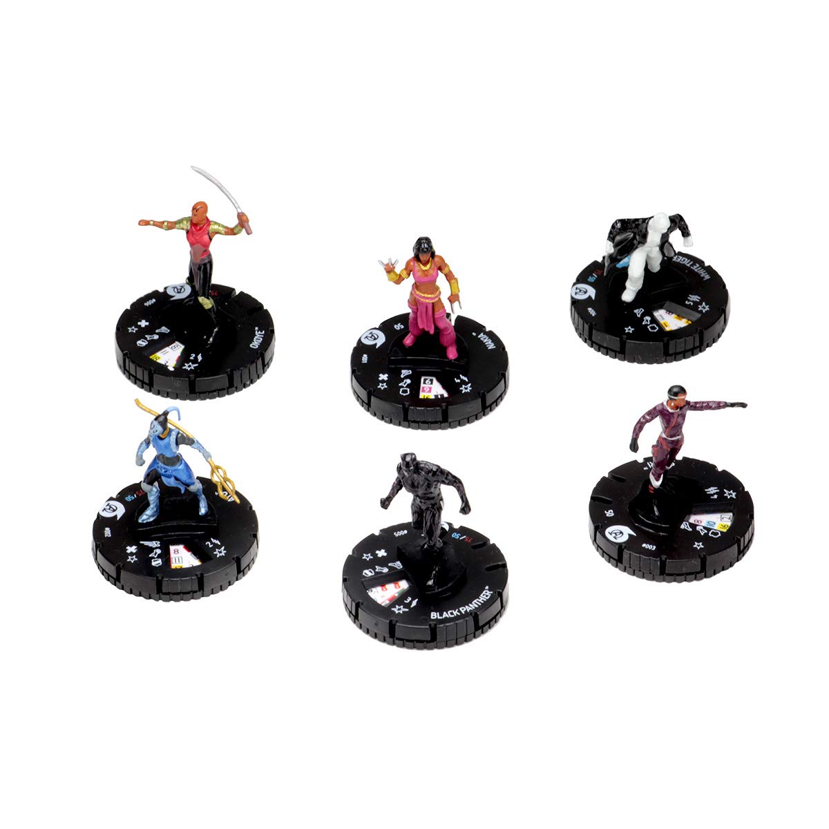 WizKids Marvel Heroclix Avengers Black Panther & The Illuminati Fast Forces Action Figure Set - Superhero Collectible for Tabletop Gaming & Marvel Fans