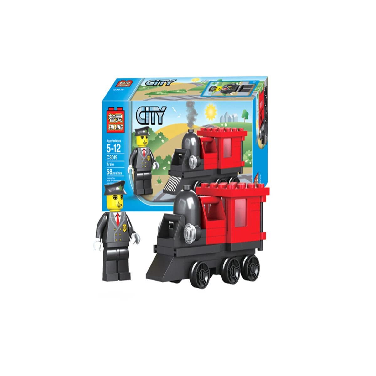 **D4008 City Toy Building Blocks Set - 2021 New Creative Open-Ended Play, Fun Educational STEM Toy for Kids - Perfect for Classroom, Birthday Gifts & Indoor Playtime**