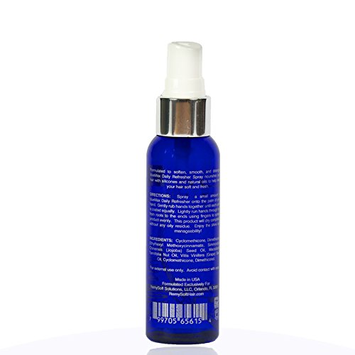 BlueMax Daily Refresher Leave-in Conditioner - Safe for Hair Extensions, Weaves & Wigs - Salon Formula, Unscented - Perfect for Daily Hair Care & Styling