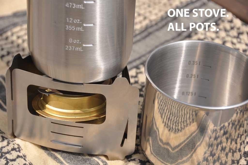 Bushbox Ultralight Portable Camping Stove - Compact Backpacking Wood Burning Stove for Hiking, Backpacking & Survival Gear | Perfect for Outdoor Cooking, Emergency Preparedness & Bushcraft Adventures