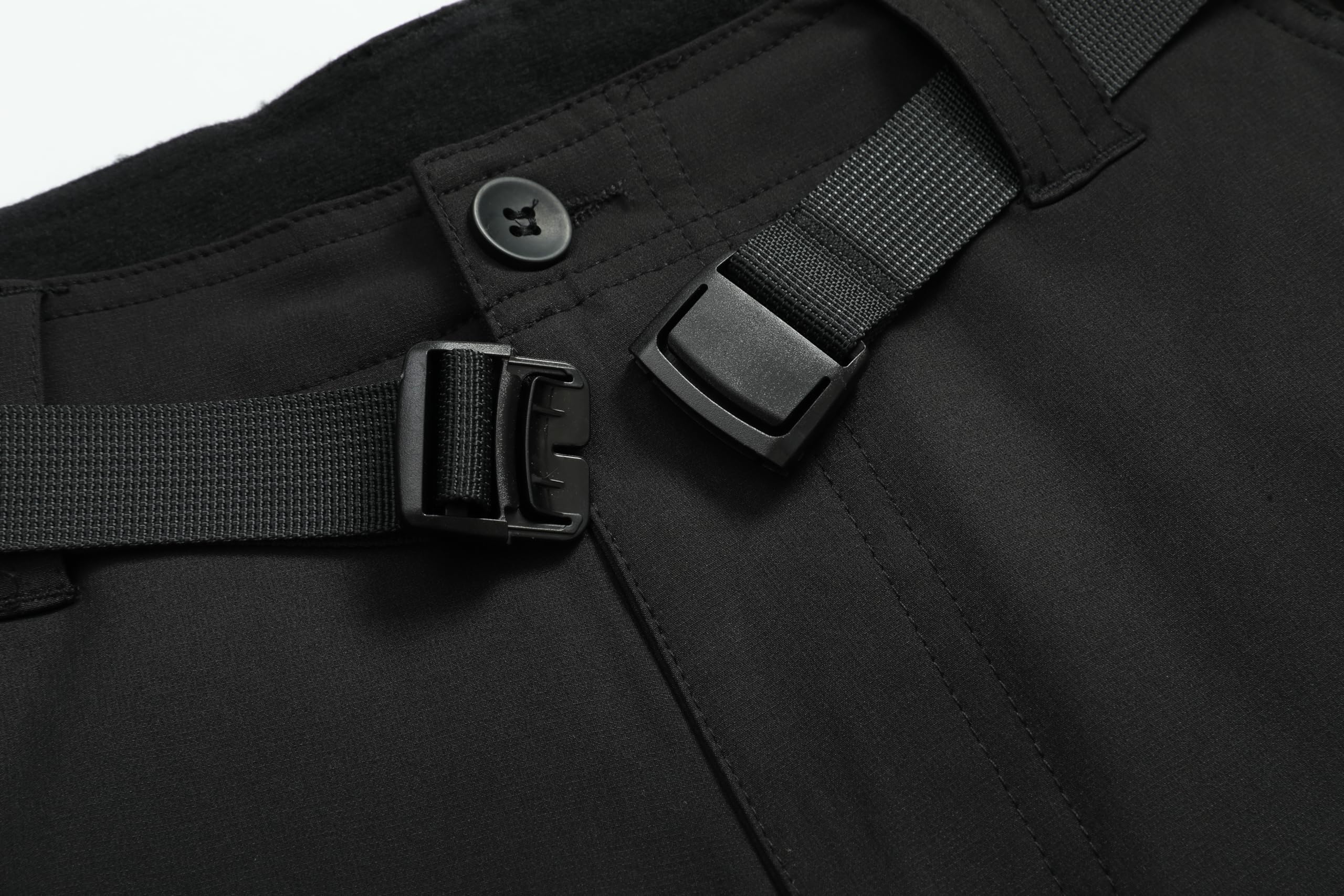 Men's Lightweight Waterproof Cargo Pants - Quick Dry Tactical Hiking Pants with Adjustable Belt for Outdoor Adventures, Camping & Travel