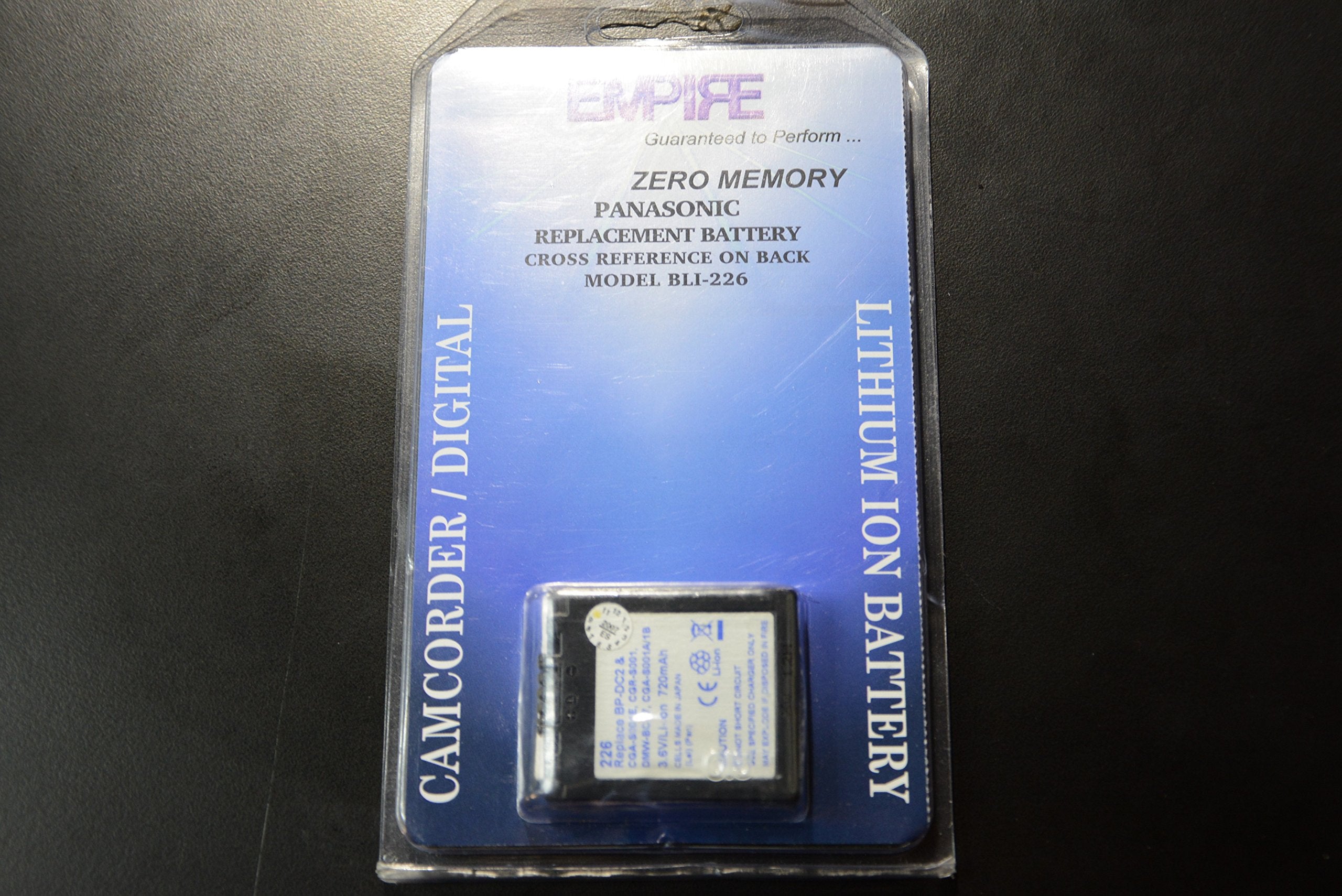 Original Panasonic DMW-BCA7 Rechargeable Lithium-Ion Battery for Lumix Cameras - Perfect for Travel Photography & Outdoor Adventures