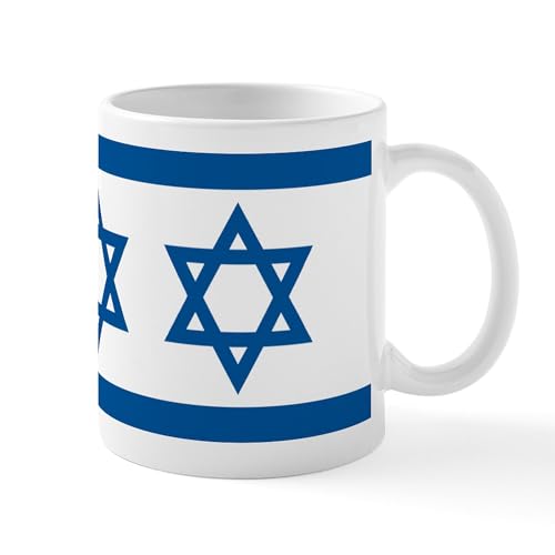 White - Israel Flag Mug