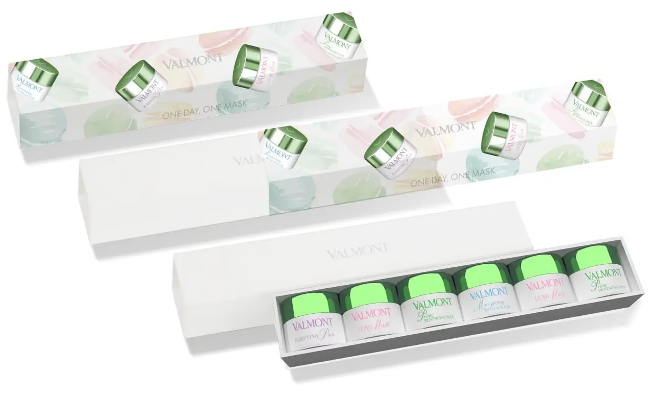 Valmont Multi Masking Retail Set - 5-in-1 Luxury Face Mask Kit for Glowing Skin | Hydrating, Brightening & Anti-Aging Treatment | Perfect for Spa Day, Self-Care Routine & Gift Giving