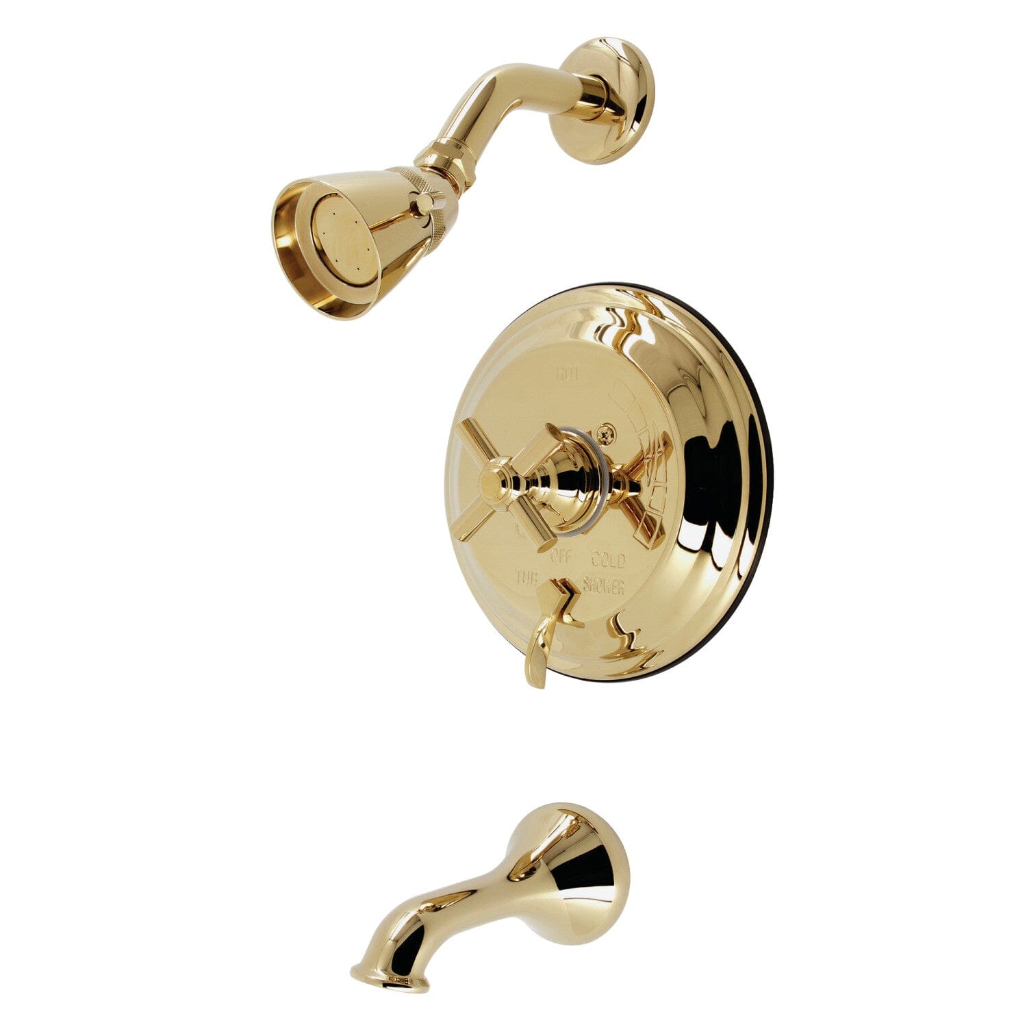 Elinvar Single Handle Pressure Balanced Tub and Shower Faucet - Chrome Finish for Bathroom & Shower Installation - Perfect for Modern Home Renovation