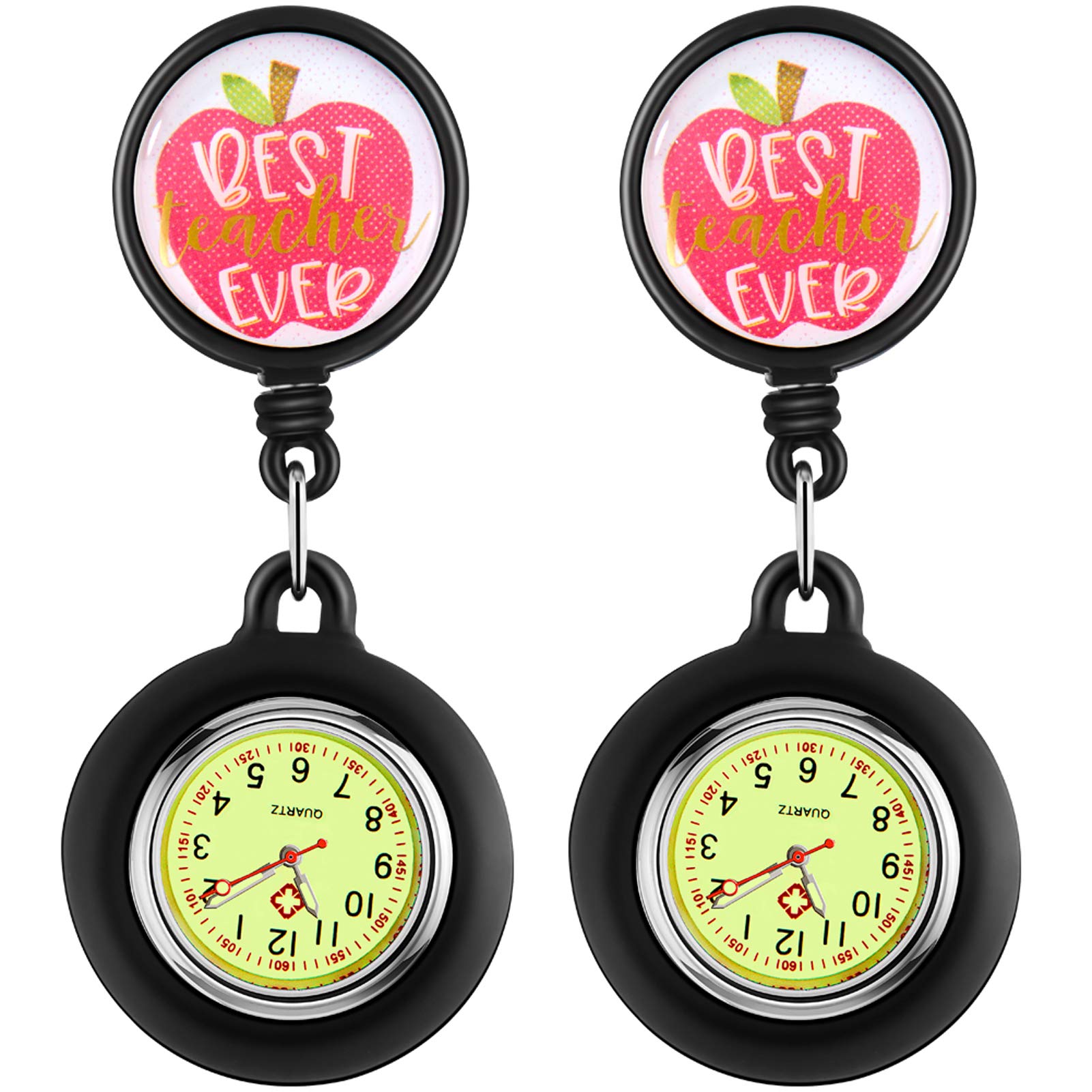 Nurse Watch with Second Hand - Clip on Fob Watch for Women Nurses | Perfect for Medical Professionals, Students & Healthcare Workers