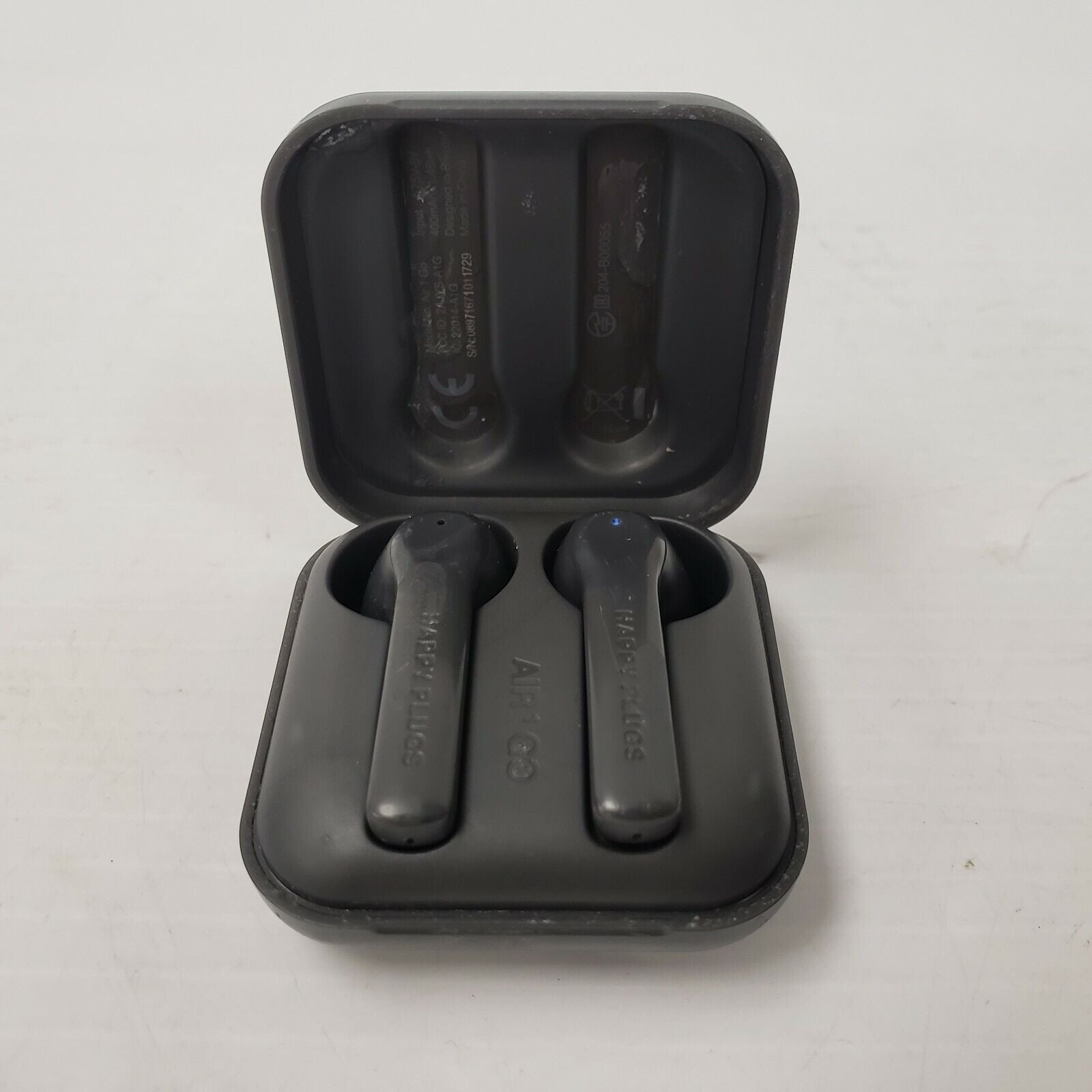 Happy Plugs AIR 1 GO Wireless Earbuds - Bluetooth 5.0, Stereo Sound, Noise Isolation - Perfect for Workouts, Commuting & Travel