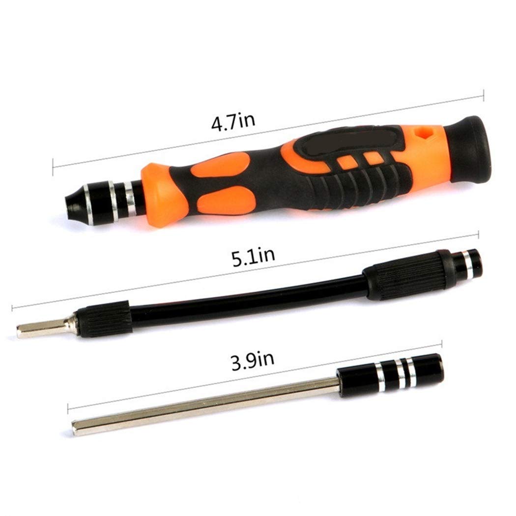 52 in 1 Precision Screwdriver Set - Professional DIY Repair Tool Kit for iPhone, Laptop, Watch, Glasses & Electronics - Magnetic Screwdriver Kit with Case & Drill Bits - Perfect for Home, Office & Tech Repairs
