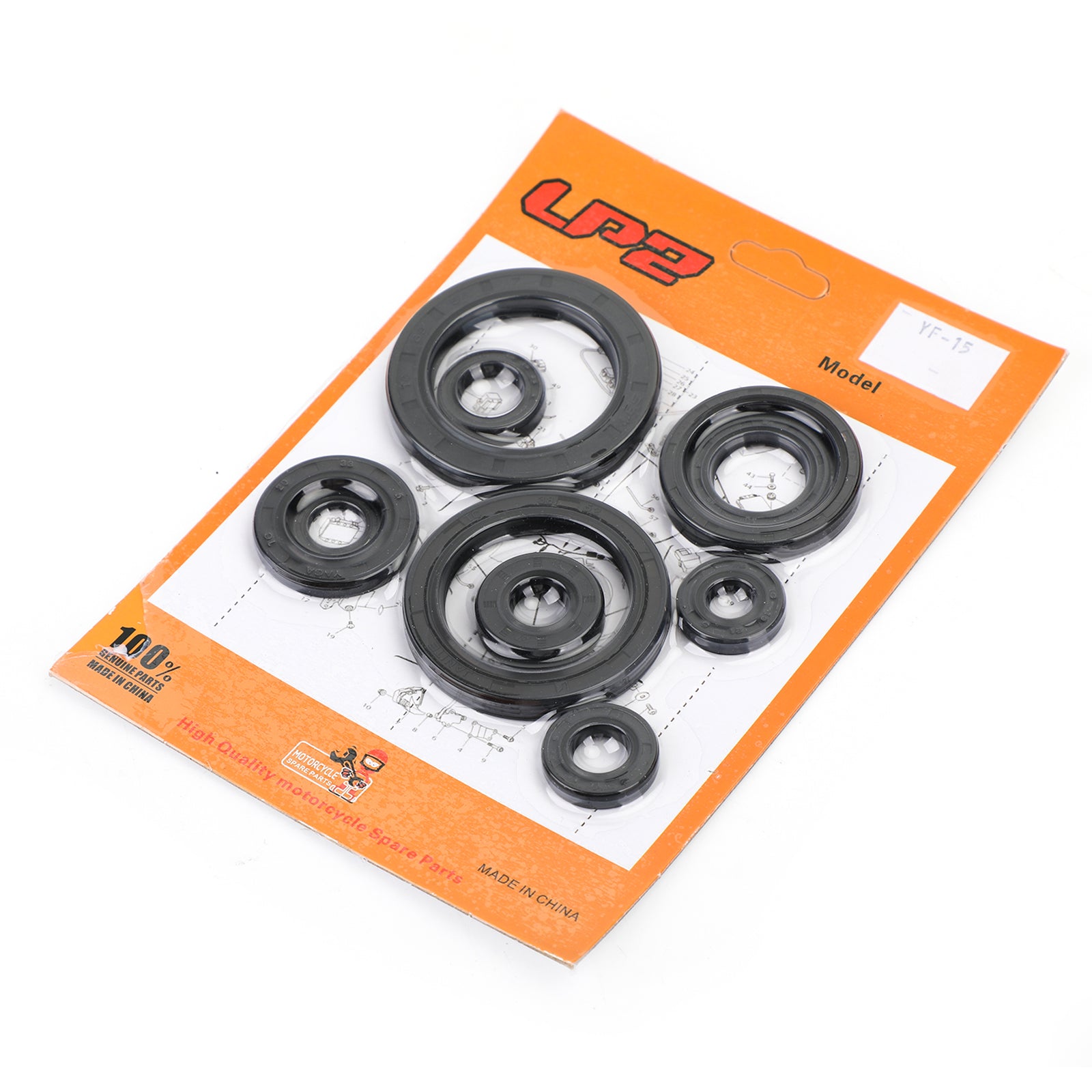 10-Piece Engine Oil Seal Kit Set for Honda CRF450R (2002-2006) - Compatible with CRF 450 Models - High-Quality Replacement Seals for Motorcycle Maintenance & Off-Road Riding