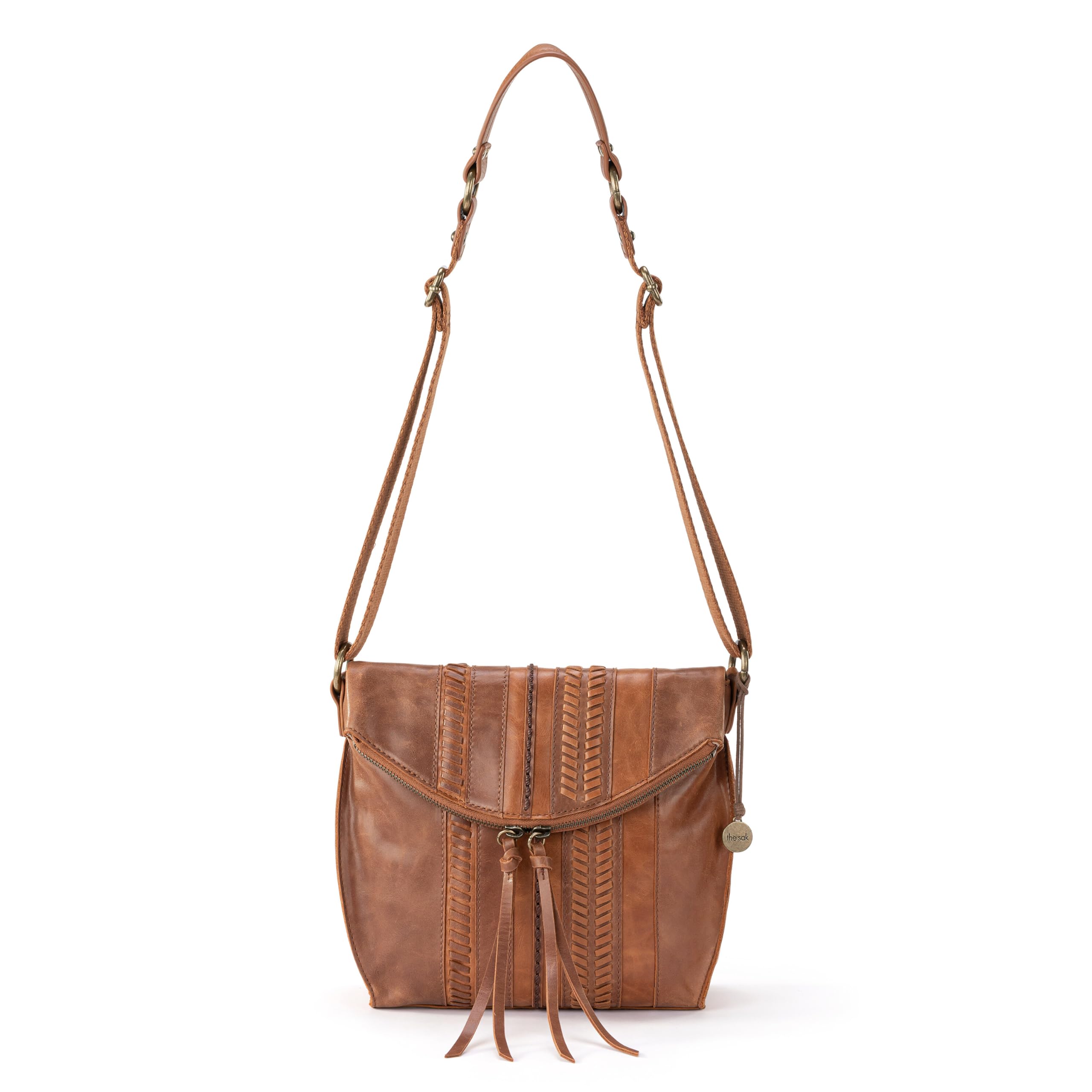 The Sak Silverlake Genuine Leather Crossbody Bag for Women - Adjustable Strap, Lightweight Casual Purse - Perfect for Daily Use, Travel & Shopping