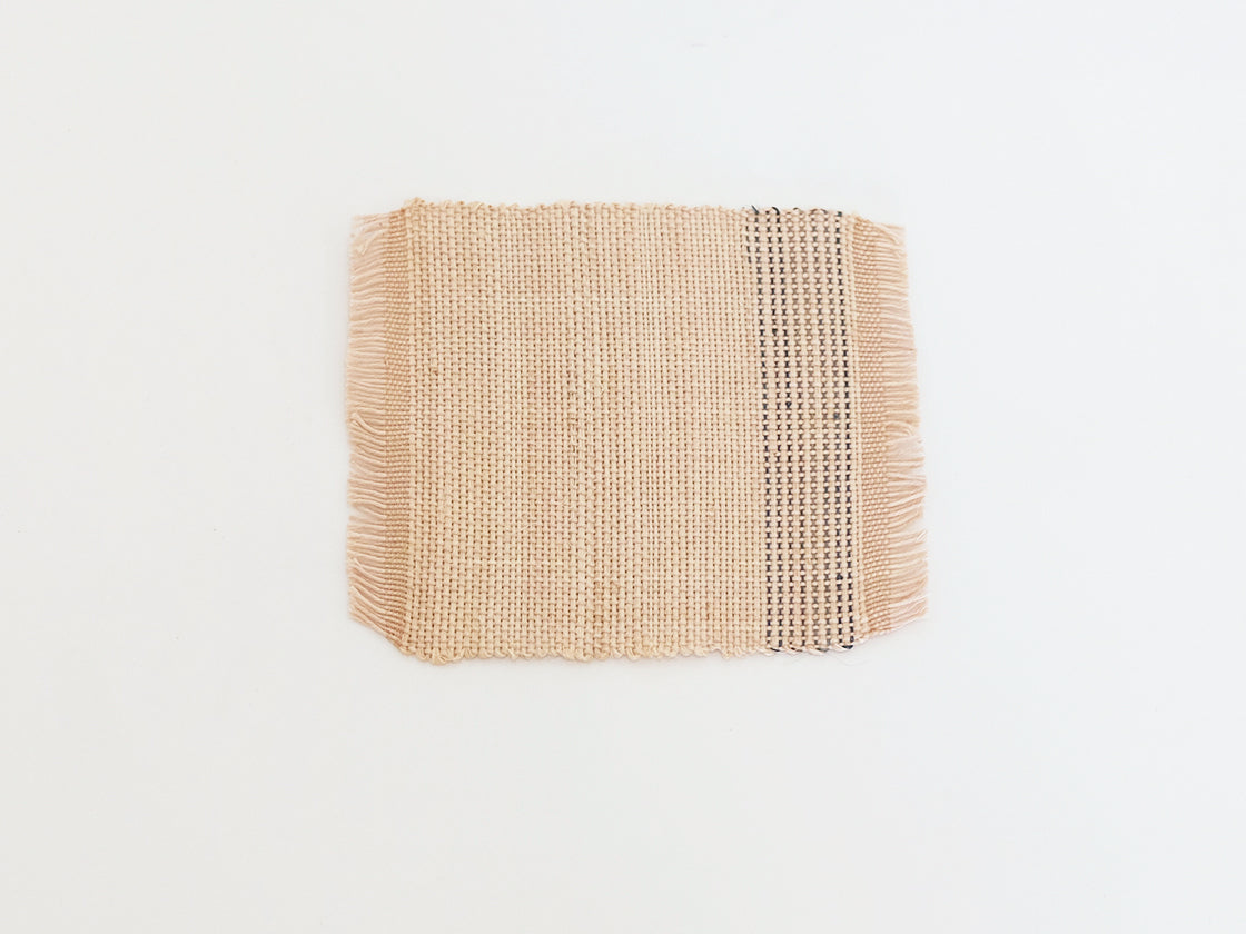 Kijoka Bashofu Coaster Set - Handmade Okinawan Banana Fiber Coasters for Hot & Cold Drinks - Perfect for Dining Table, Coffee Table, and Home Decor