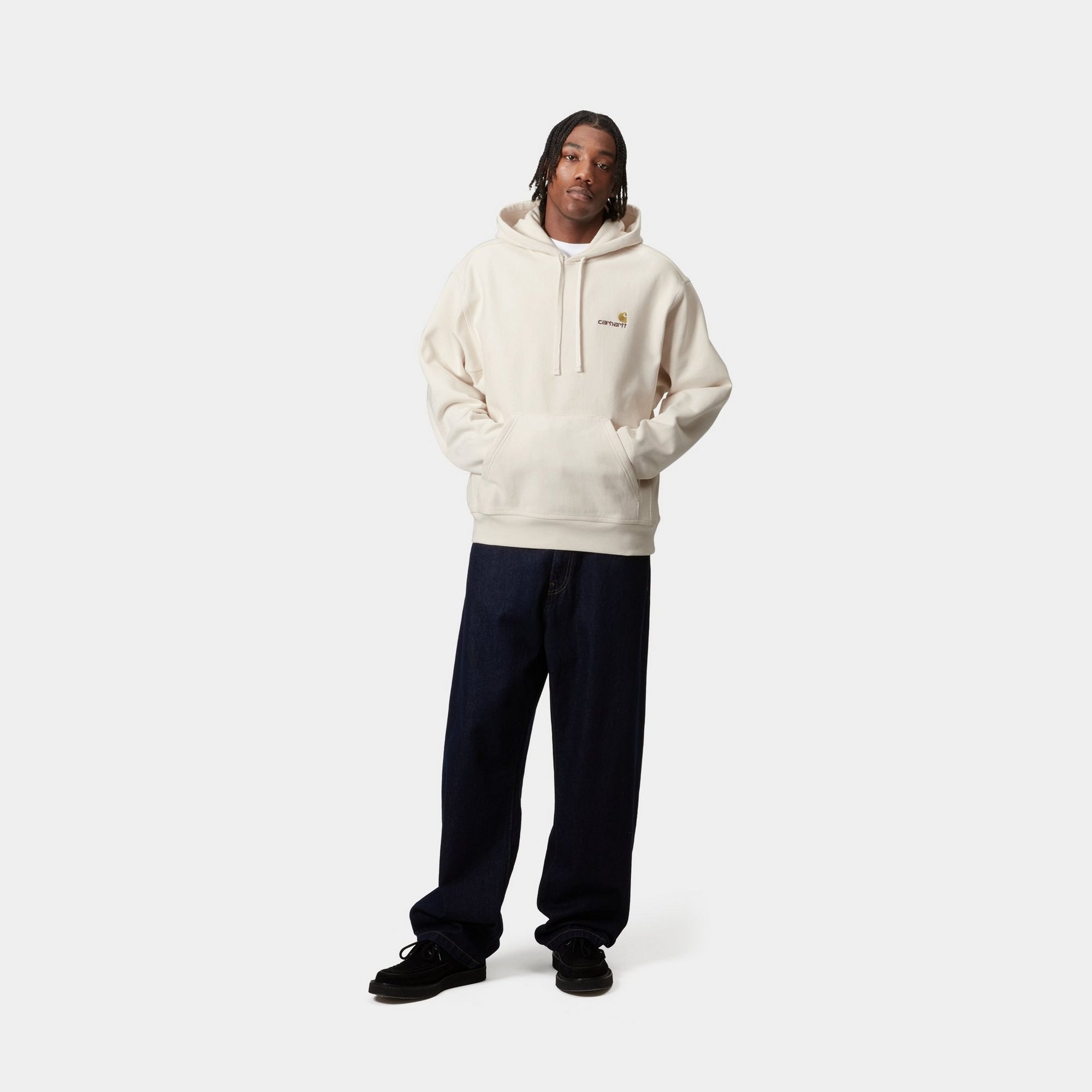 American Script Hooded Sweatshirt - Soft & Comfortable Pullover for Men & Women | Casual Streetwear, Loungewear, and Everyday Wear