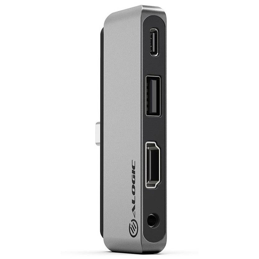 ALOGIC 4-in-1 USB C Hub with HDMI - Multi-Port Adapter for MacBook, iPad, Laptop - Perfect for Home Office, Travel & Presentations