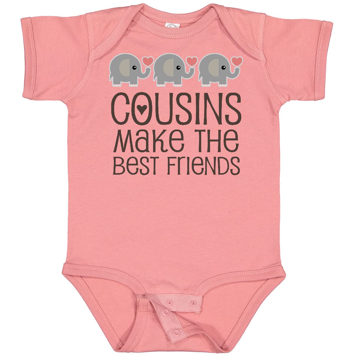 Inktastic Cousins Make the Best Friends Baby Bodysuit - Soft Cotton Infant Onesie for Boys & Girls - Perfect Matching Outfits for Family Photos & Special Occasions