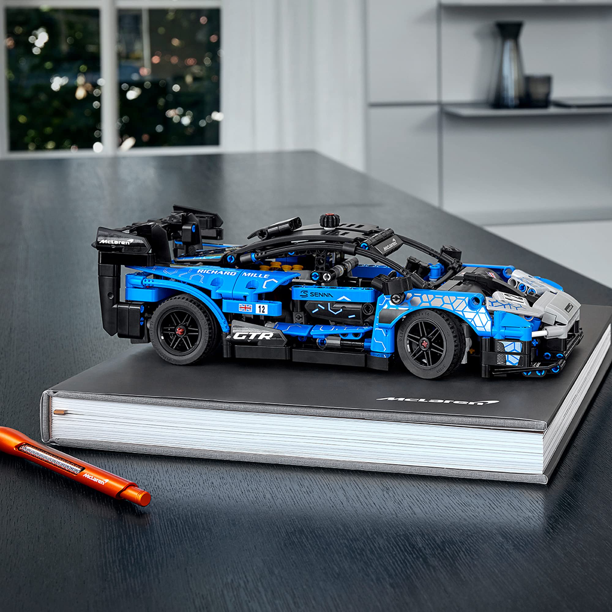 LEGO 42123 Technic McLaren Senna GTR Model Kit - Collector's Edition Racing Sports Car Building Set for Adults & Kids | Perfect for Display, Gifts & STEM Learning