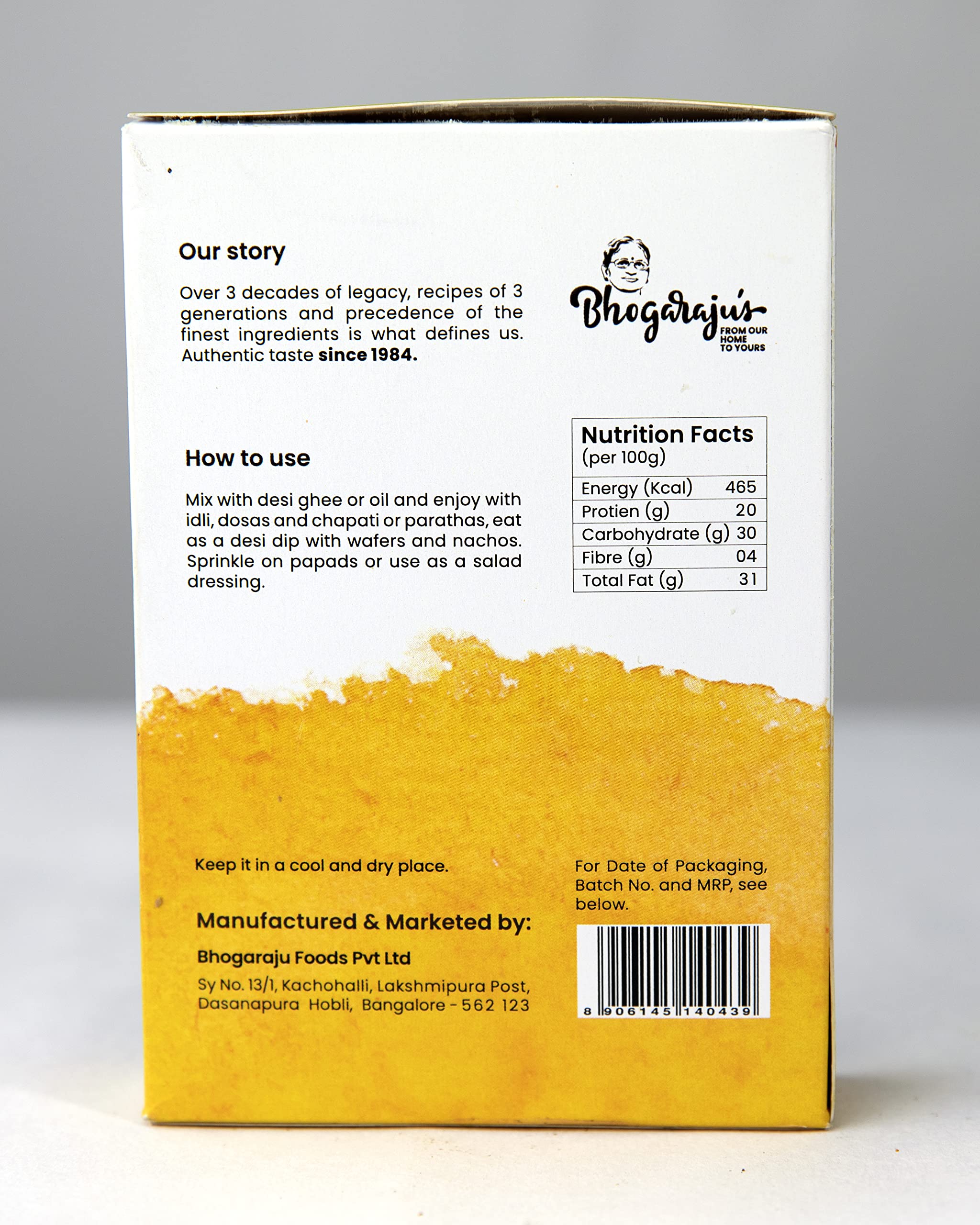 Bhogarajus Healthy & Tasty Ready-to-Eat Peanut with Garlic Chutney Powder + Spiced Tamarind Rice Mix - 2 Pack (100g Each) | Perfect for Quick Snacks, Travel & Indian Cuisine Lovers
