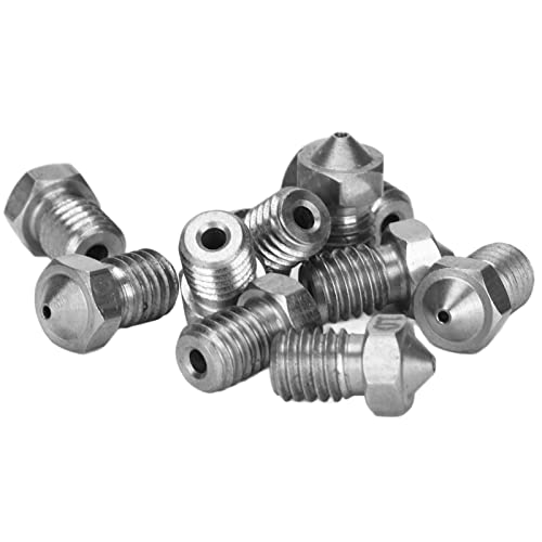 High Precision MK8 Nozzle 1.0mm for 3D Printer - Durable Arc Structure Extruder Nozzle with Fine Workmanship | Ideal for 3D Printing Shops, DIY Projects & Professional Prototyping
