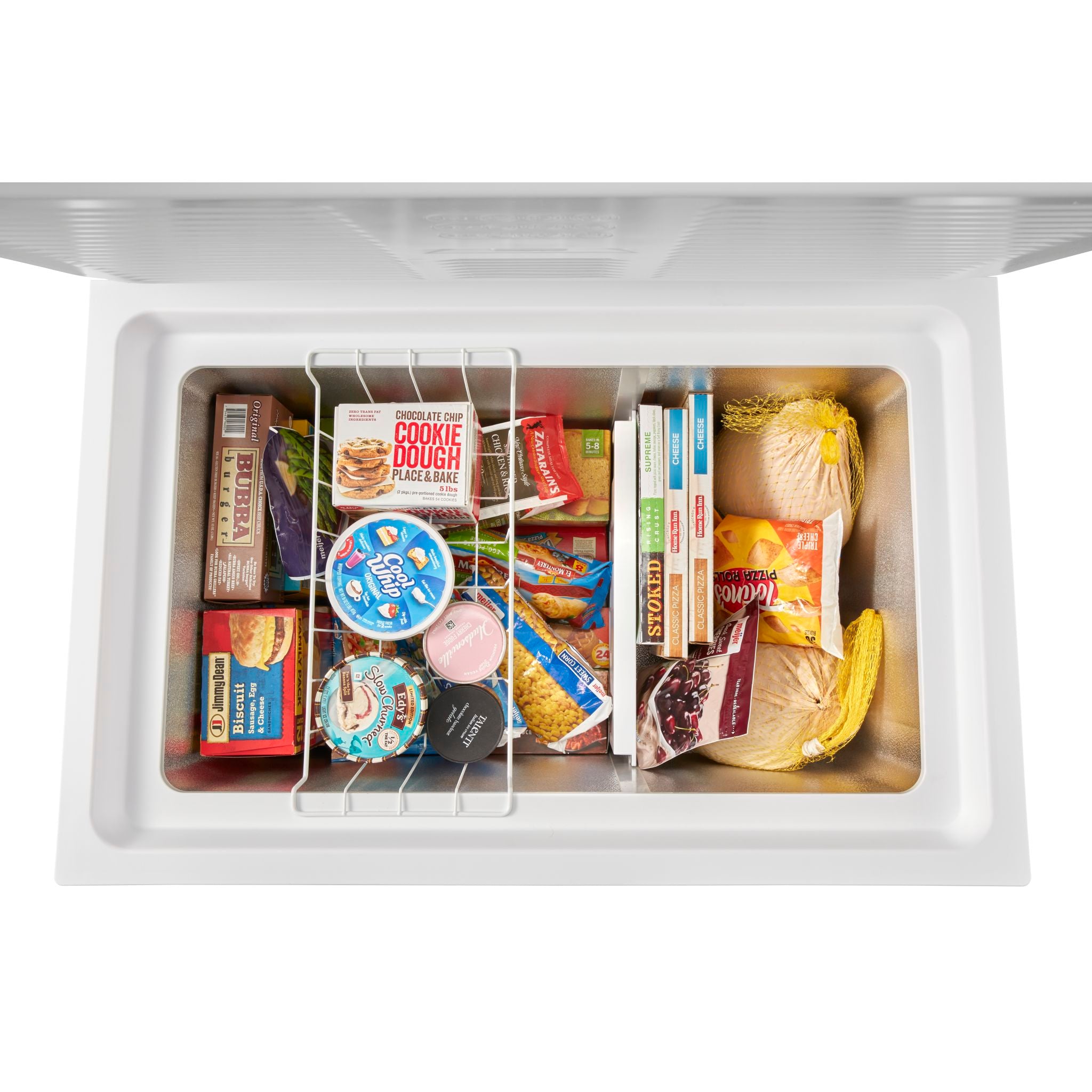 Amana AQC0902LW 9 Cubic Feet Chest Freezer - Energy Efficient White Deep Freezer for Home, Garage & Restaurant Use - Perfect for Frozen Food Storage & Bulk Meal Prep