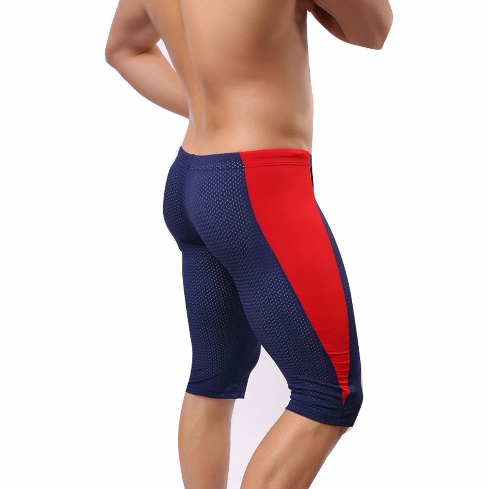 FEESHOW Men's Workout Gym Shorts - Breathable Running Tights & Training Pants for Fitness, Yoga, Jogging - Perfect for Gym, Sports & Active Lifestyle