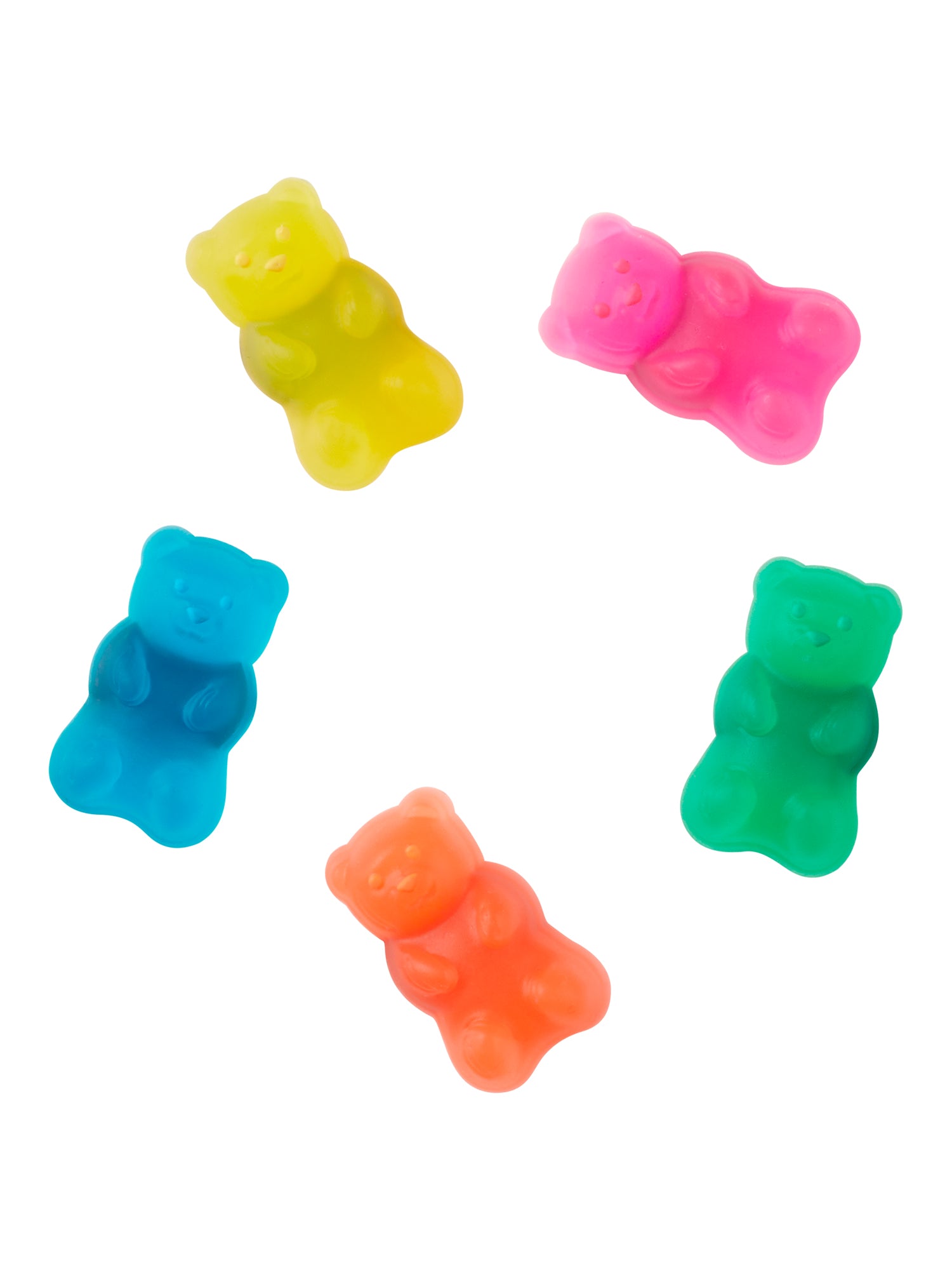 Crocs Jibbitz Candy Bear 5-Pack Shoe Charms - Fun & Colorful Accessories for Crocs Shoes - Perfect for Kids, Teens & Adults - Great for School, Play & Everyday Wear