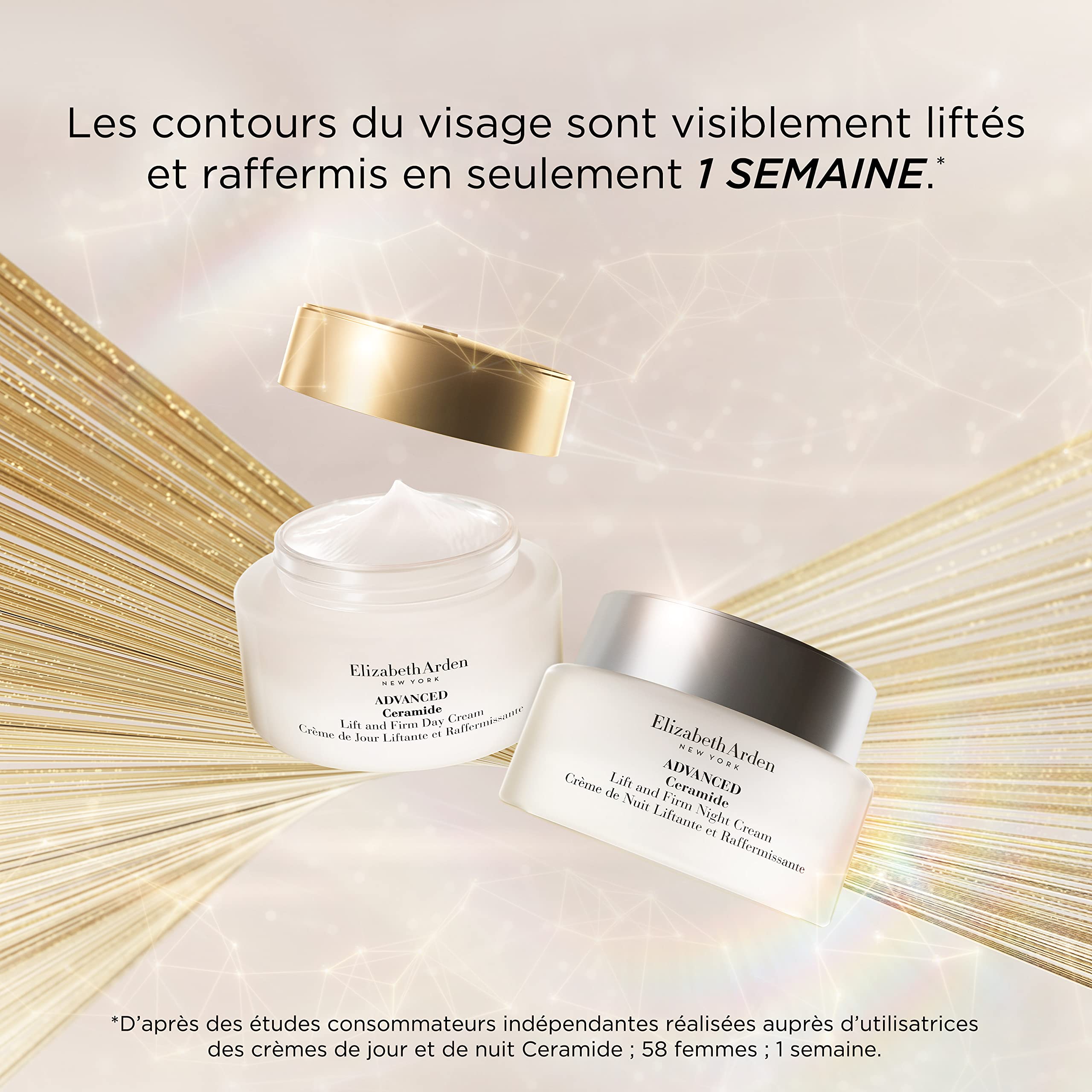 Elizabeth Arden Advanced Ceramide Daily Moisturizing Cream - Anti-Aging & Firming Face Lift Cream for Wrinkles - Hydrating Skincare Treatment - 100ml - Perfect for Daytime Use & Mature Skin Care Routine